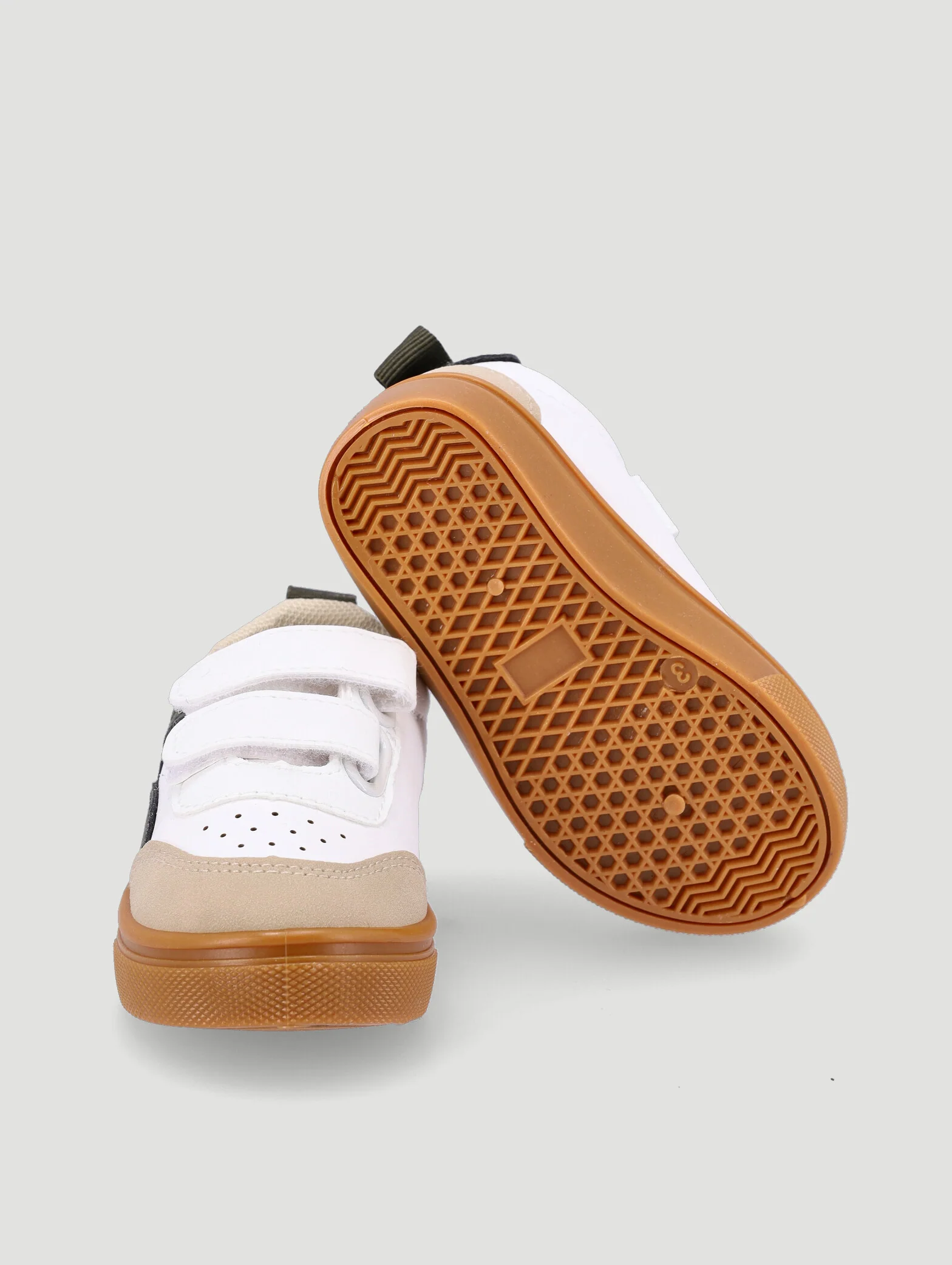 Baby Boys Colourblock Cemented Oustole Sneaker - Neutral - Image 5