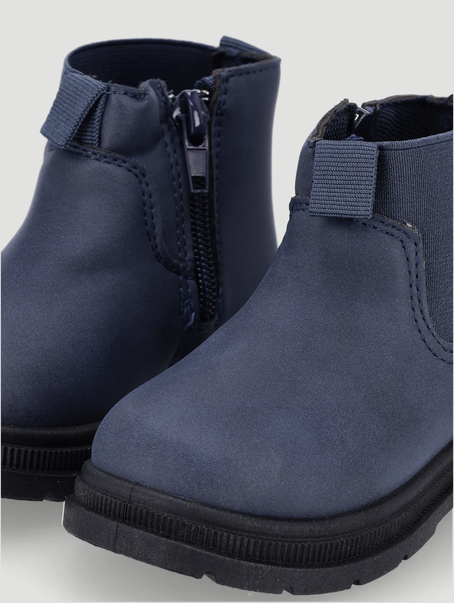 Baby Boys Coloured Sole Chunky Boot - Dark Navy - Image 2