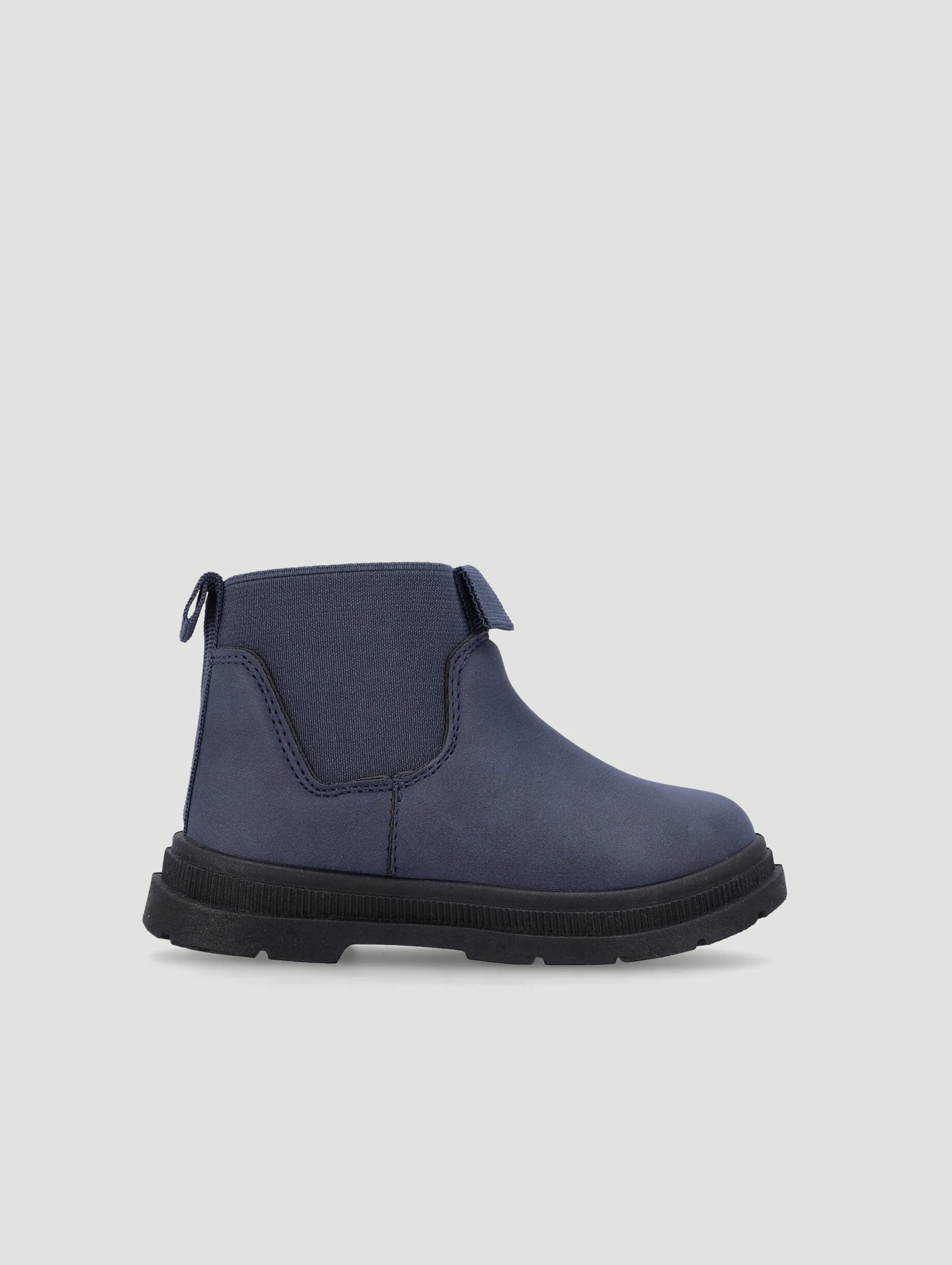 Baby Boys Coloured Sole Chunky Boot - Dark Navy - Image 3