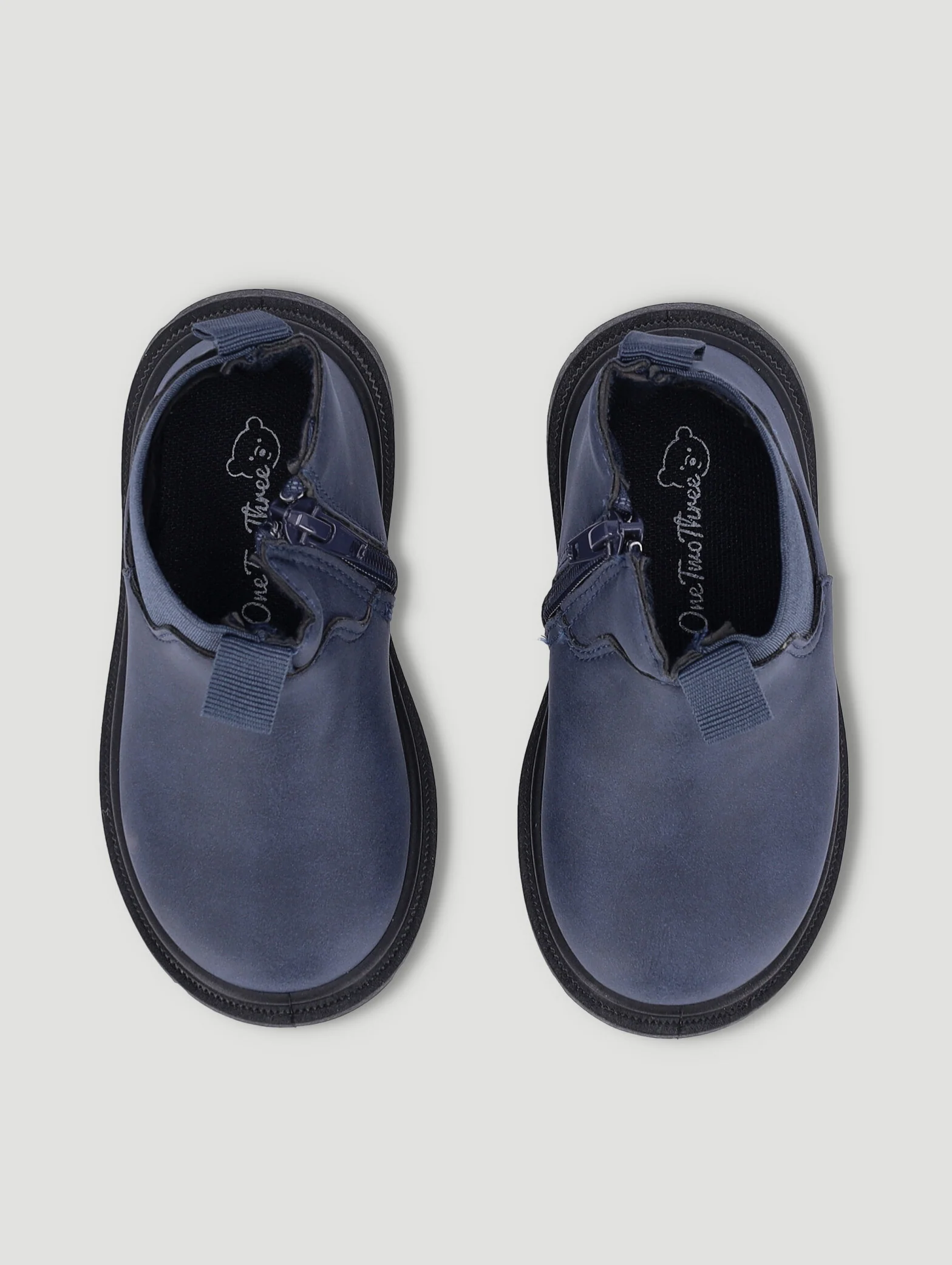 Baby Boys Coloured Sole Chunky Boot - Dark Navy - Image 4