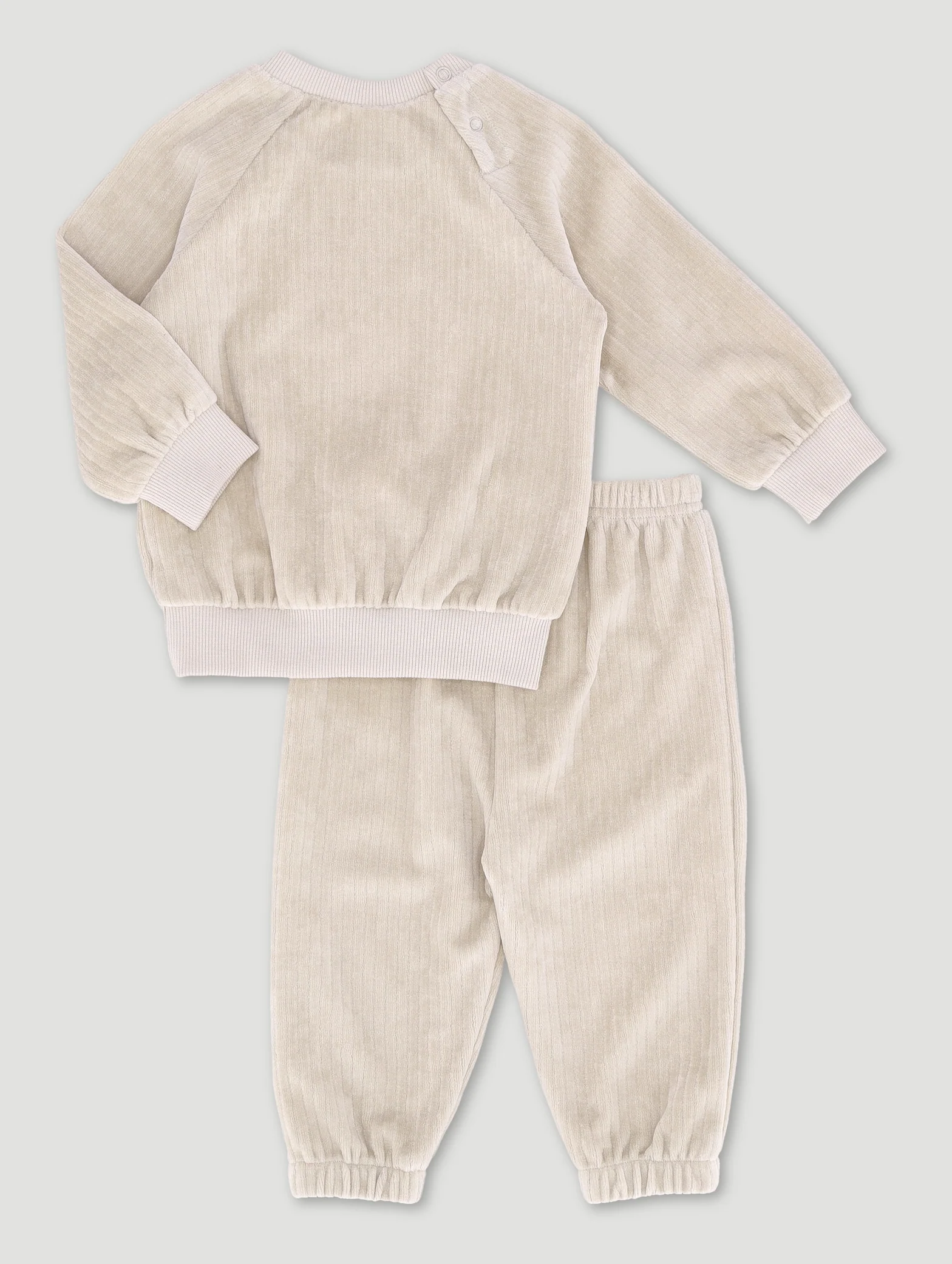 Baby Boys Corduroy Set - Light Stone - Image 2