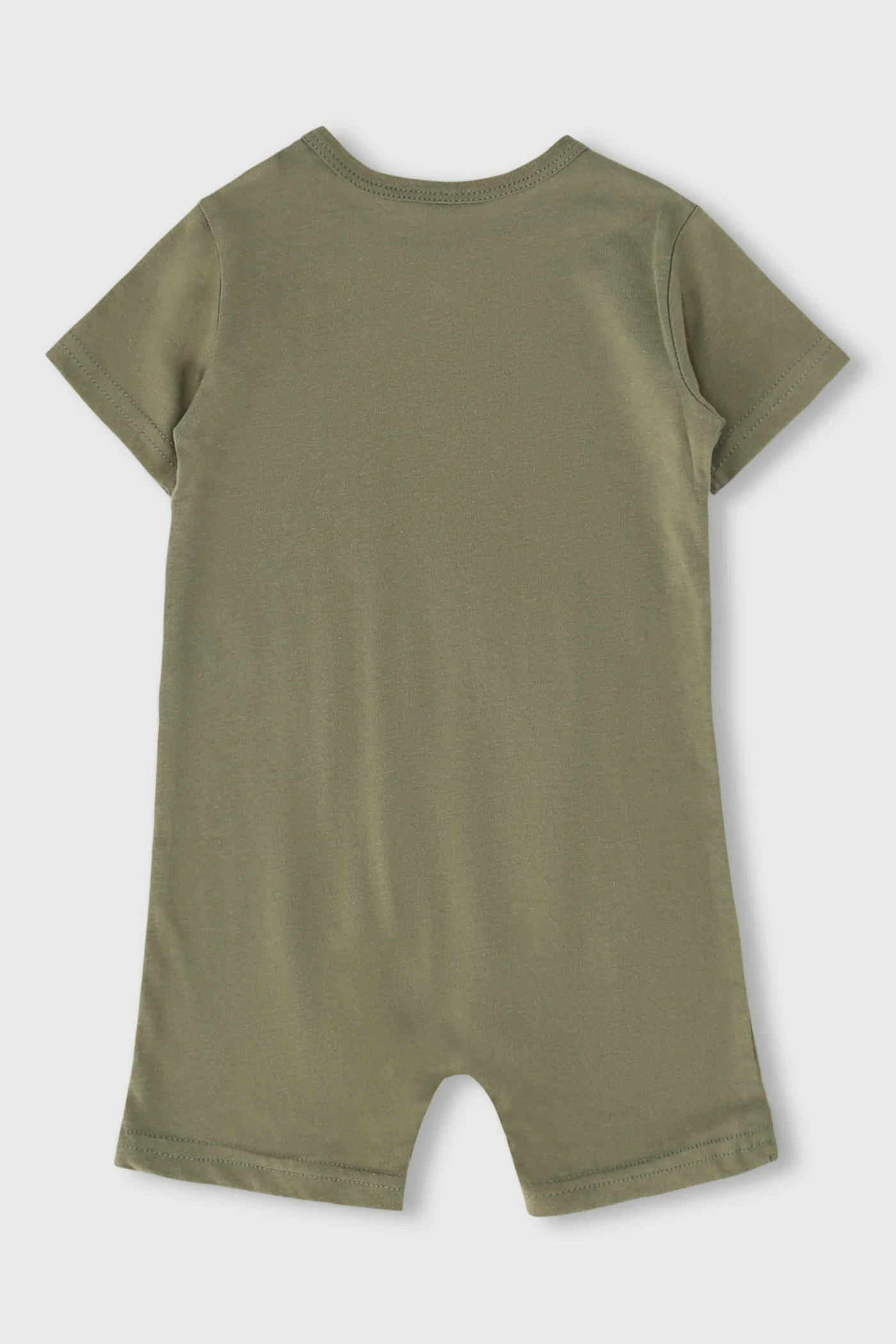 Baby Boys Daddy's Little Explorer Romper - Fatigue - Image 2