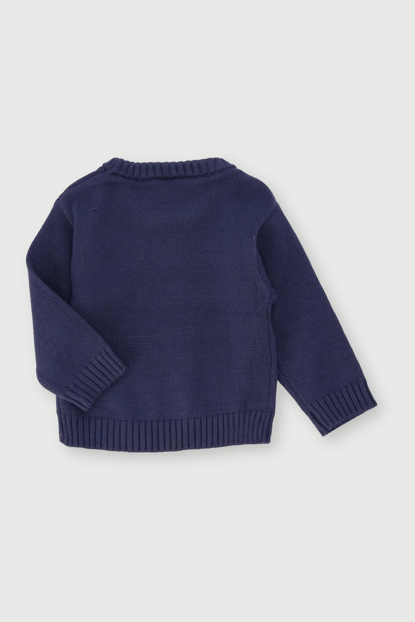 Baby Boys Dino Print Pullover - Navy - Image 2