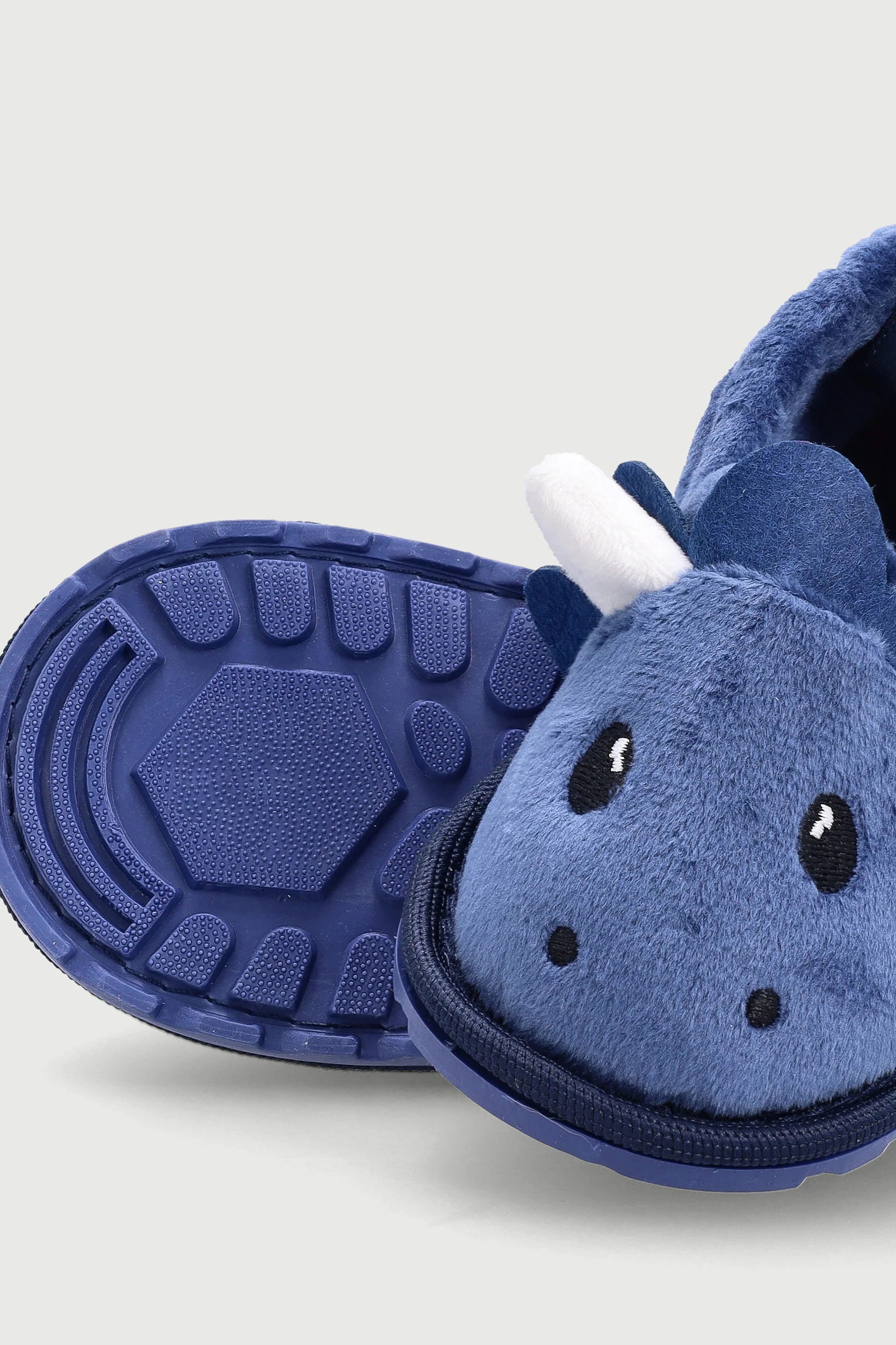 Baby Boys Dino Stokie Slipper - Blue - Image 3