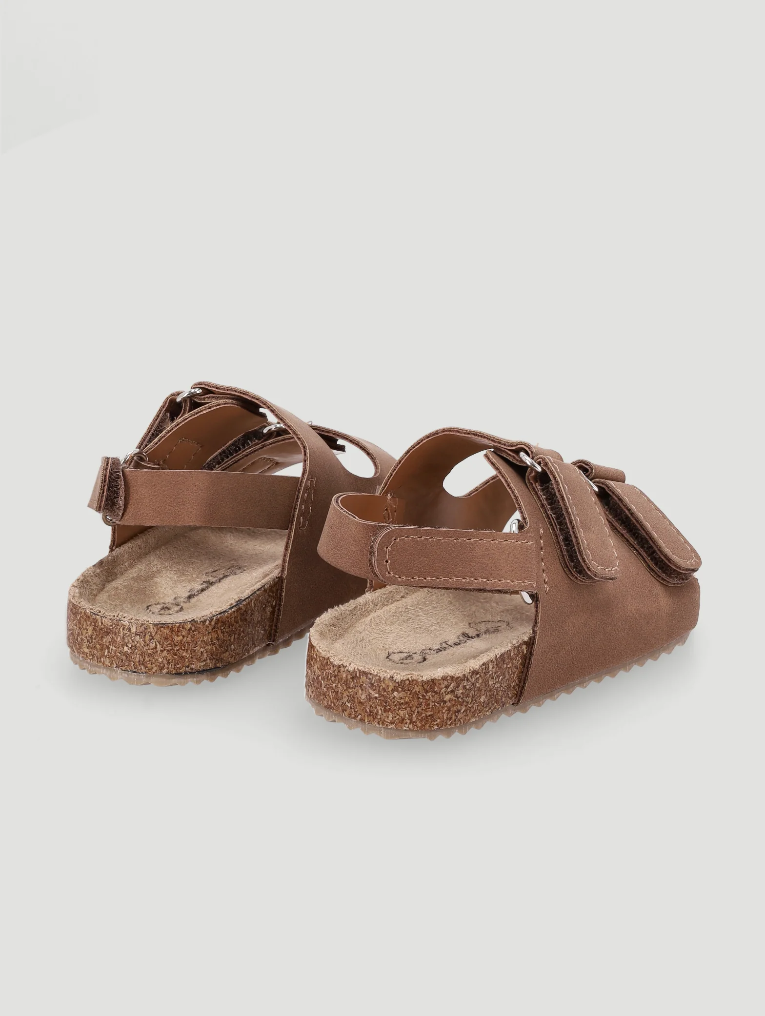 Baby Boys Double Buckle Sandal - Tan - Image 3