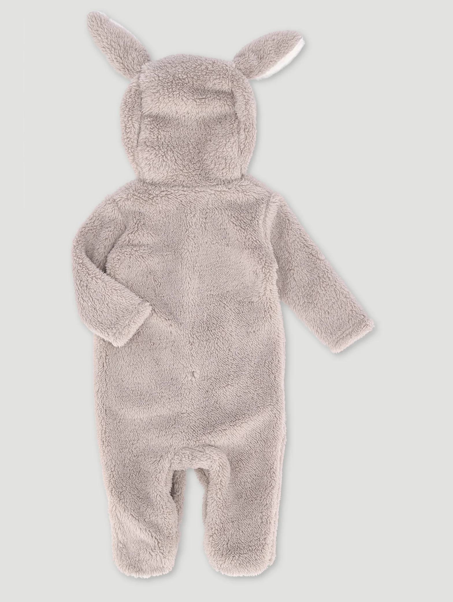 Baby Boys Easter Bunny Sleepsuit - Mid Brown - Image 2