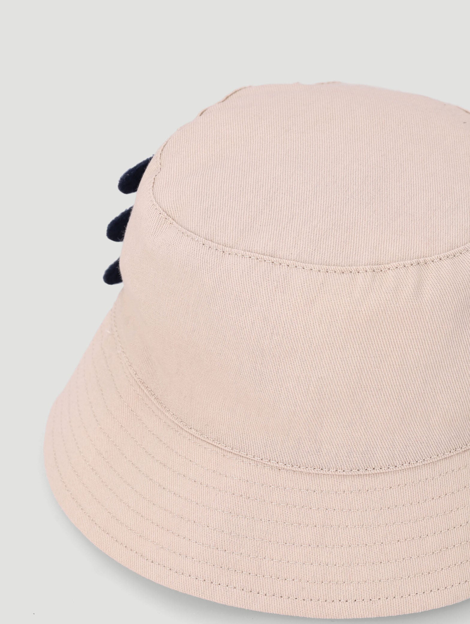 Baby Boys Embroidered Dino Twill Bucket Hat - Stone - Image 3