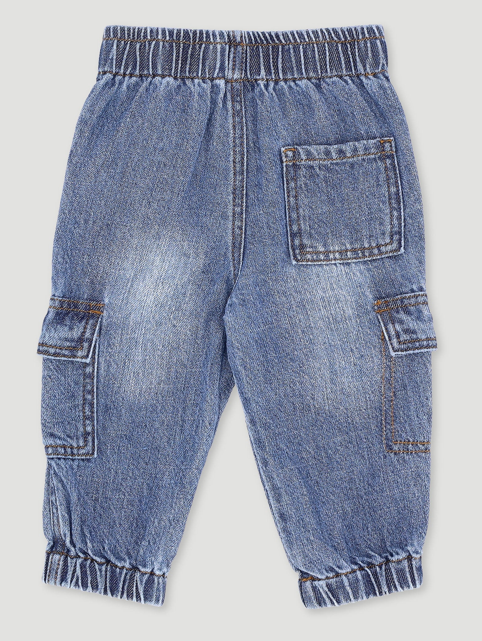 Baby Boys Fashion Pocket Denim - Denim - Image 2