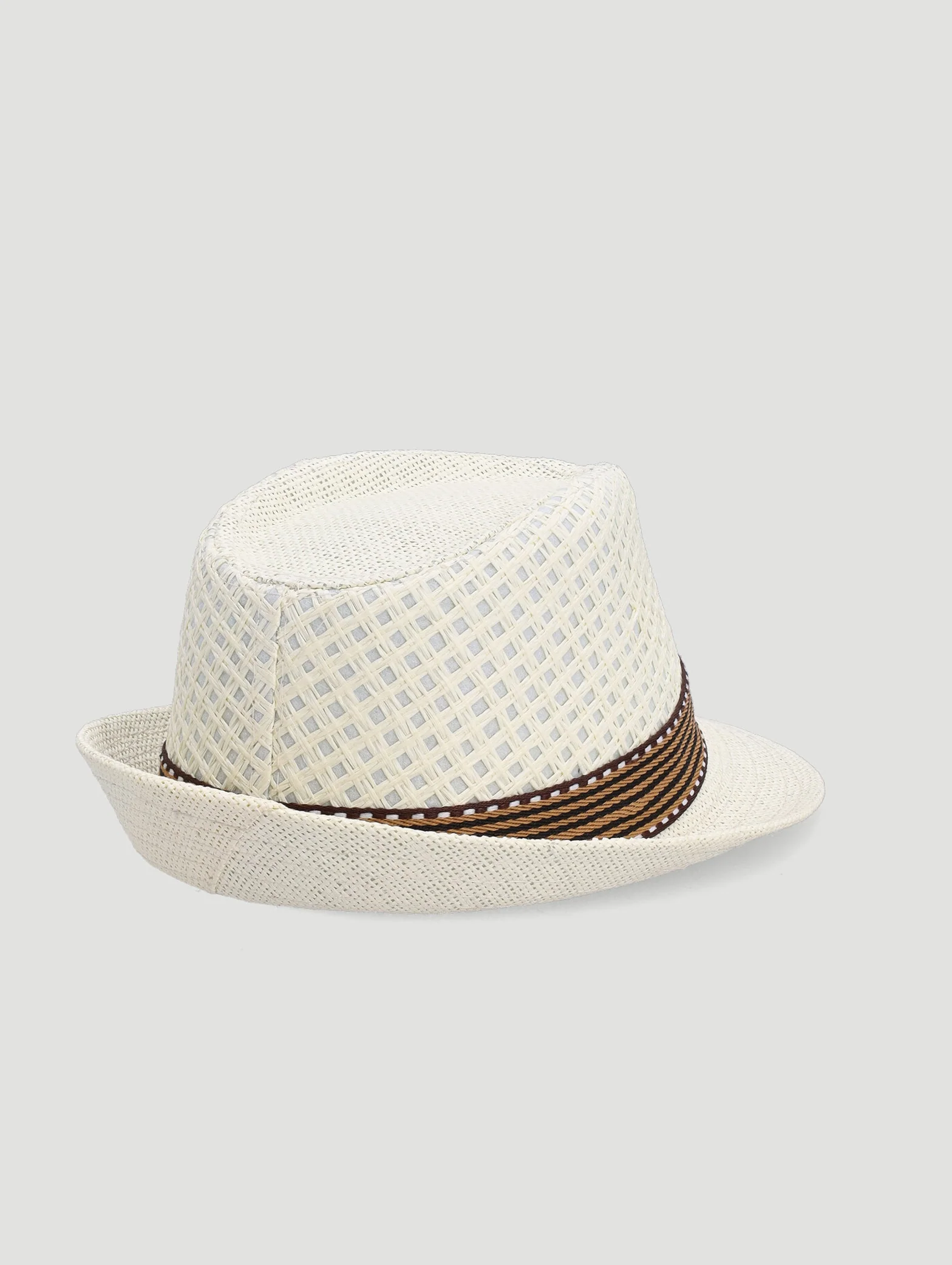 Baby Boys Fedora Hat - Natural - Image 3