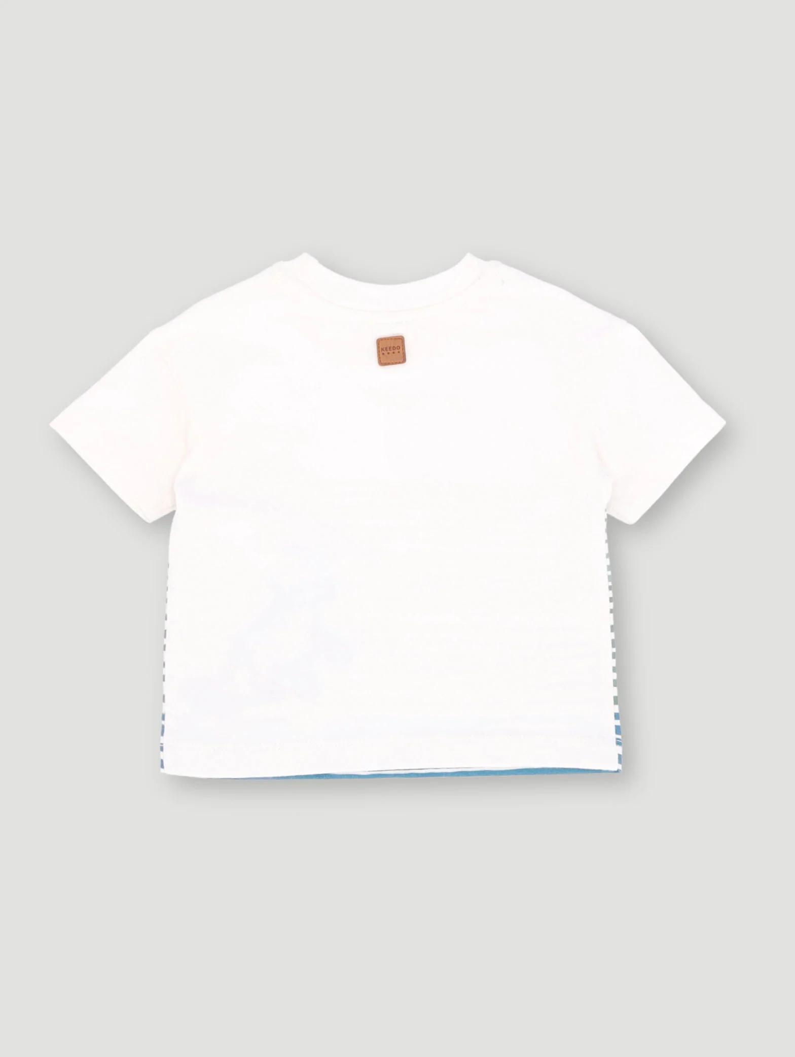 Baby Boys Keedo Baby Boys Stripe Tiger Tee - White - Image 2