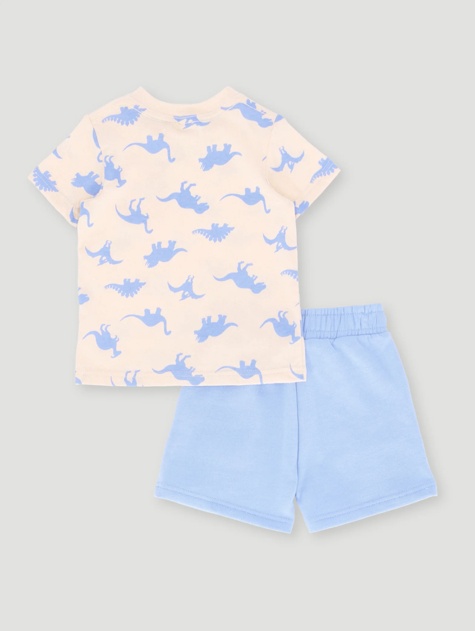 Baby Boys Knit Dino Set - Blue - Image 2