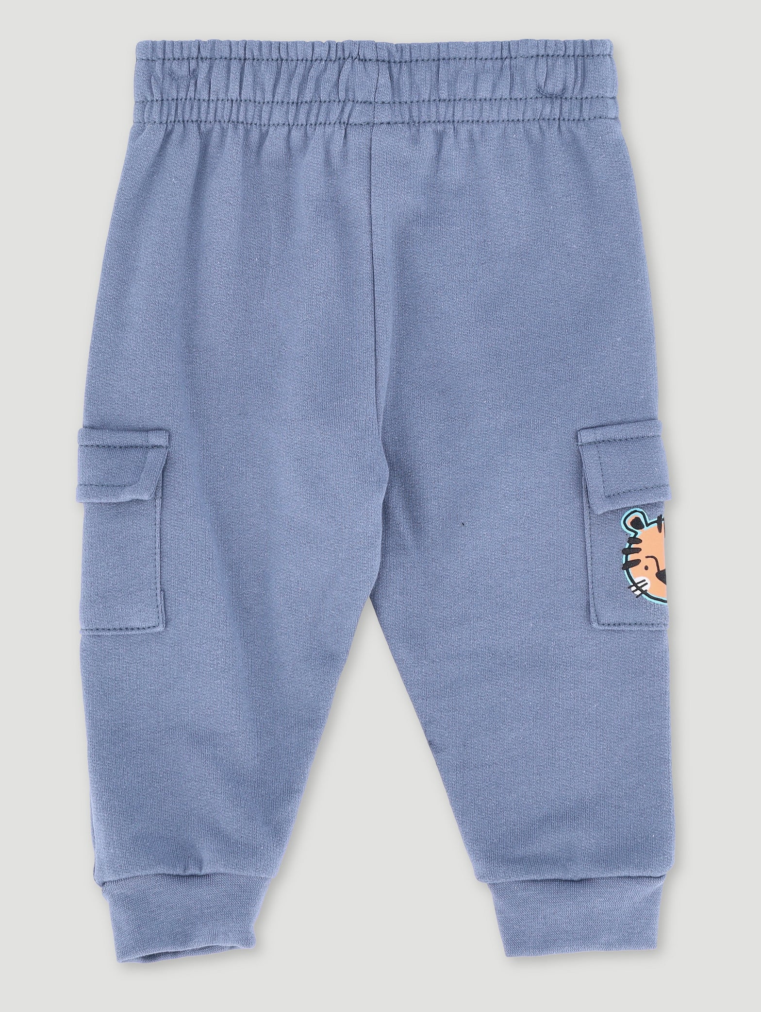 Baby Boys Lets Roar Fleece Jogger - Smokey Blue - Image 2