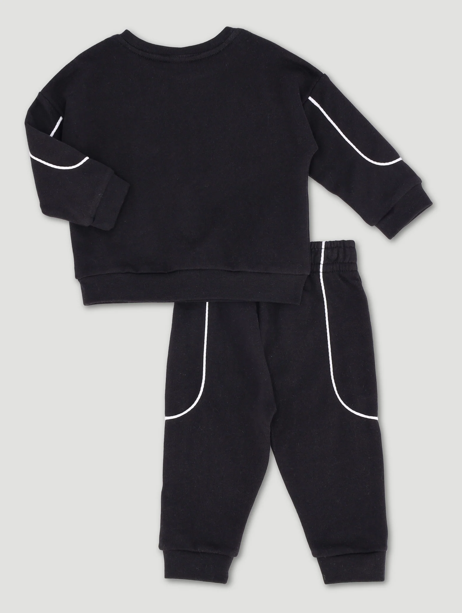 Baby Boys Mama's Boy Fleece Set - Black - Image 2