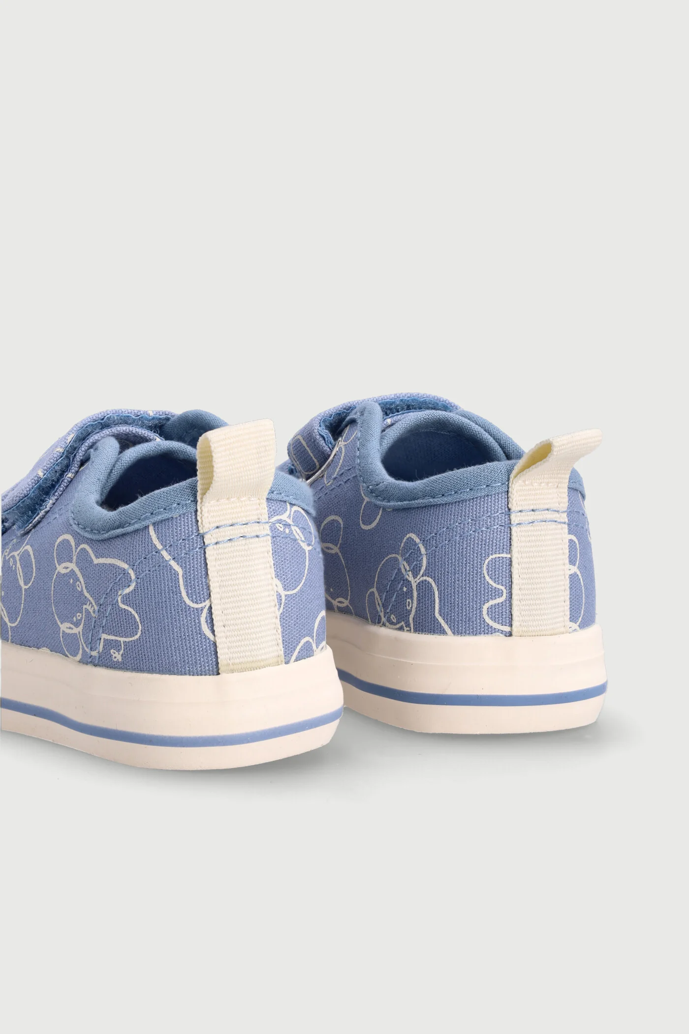 Baby Boys Printed Canvas Sneakers - Blue - Image 2