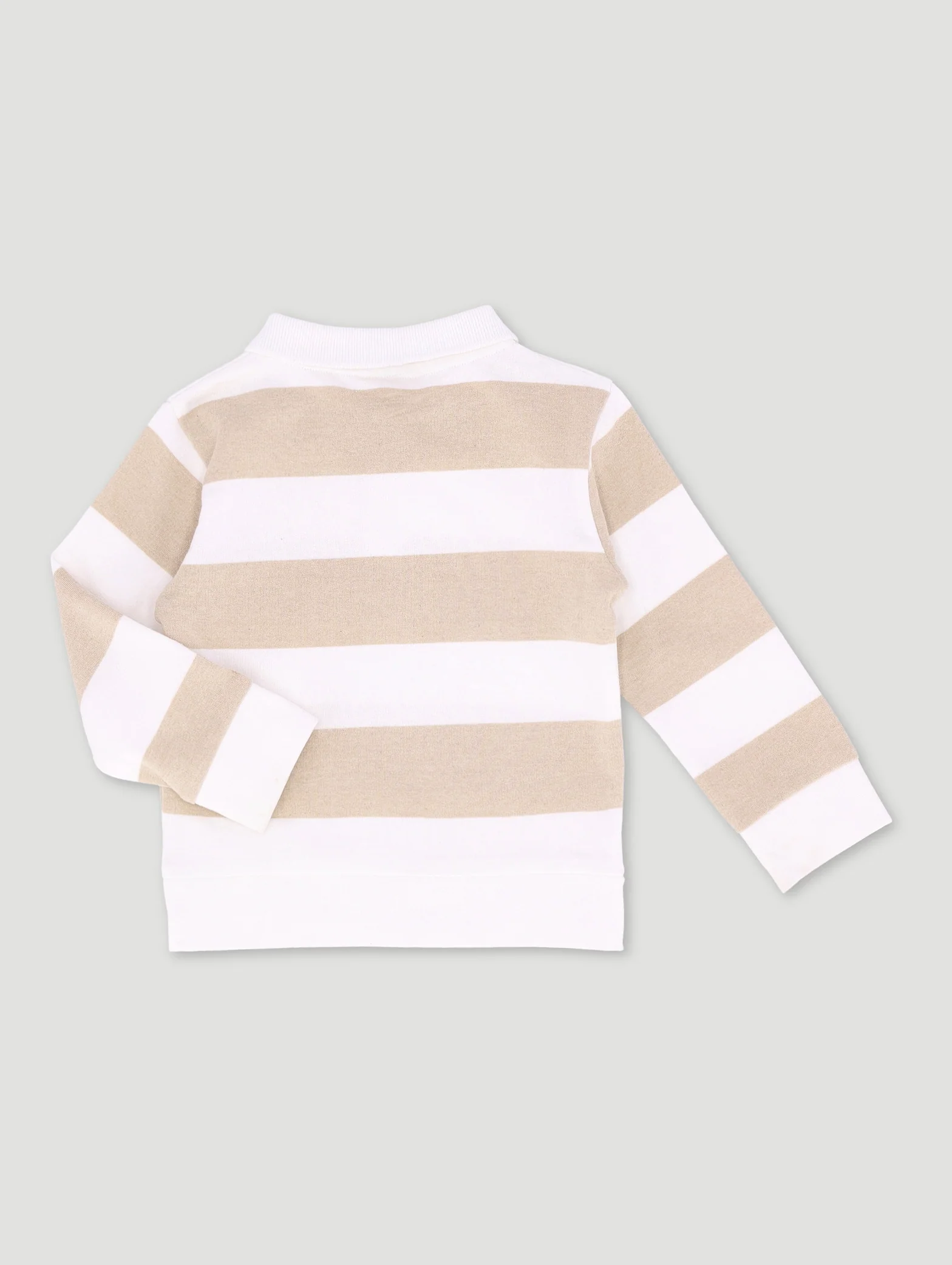Baby Boys Rugby Jersey - Stone - Image 2