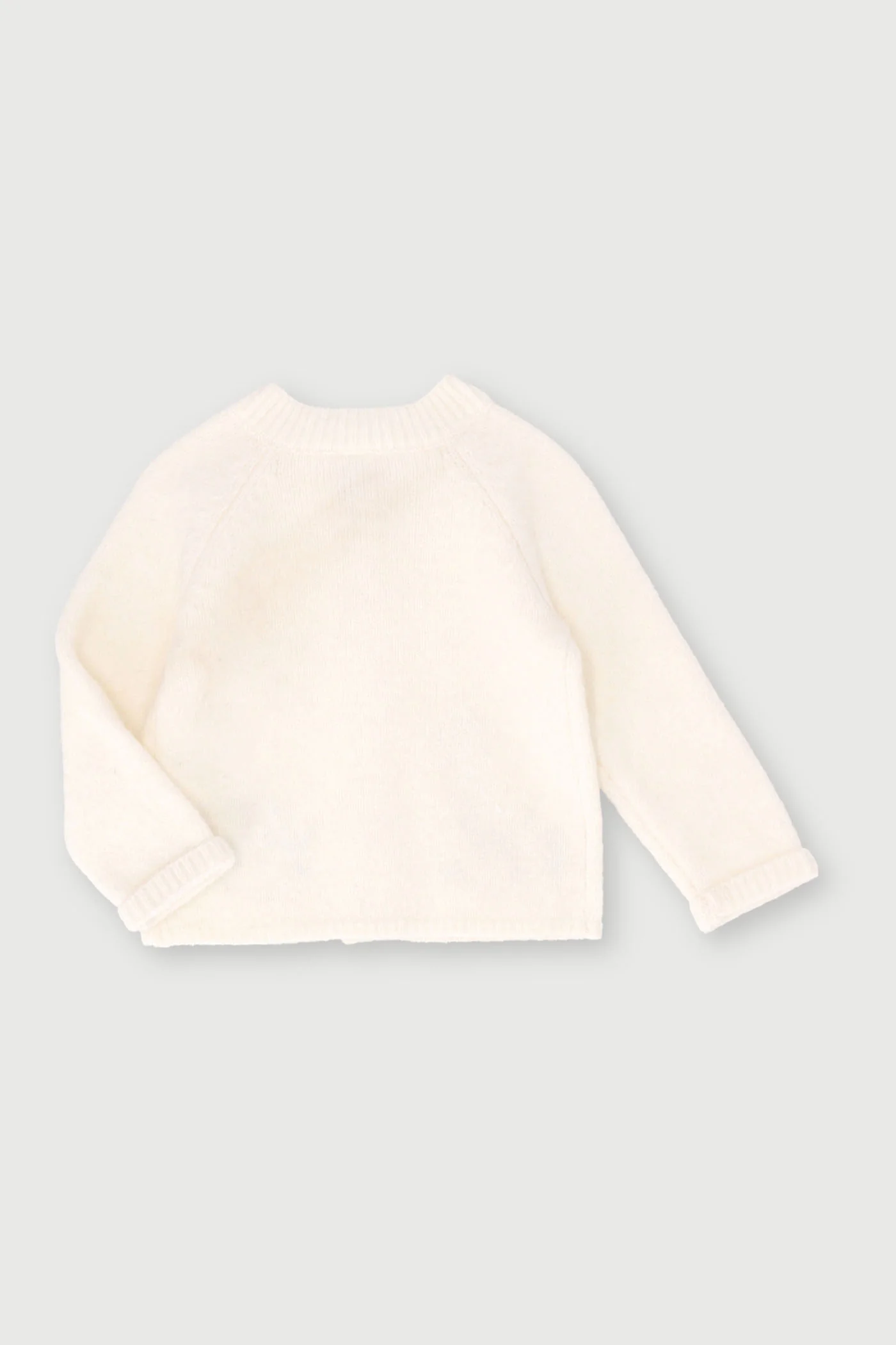 Baby Boys Safari Applique Cardi - Cream - Image 2