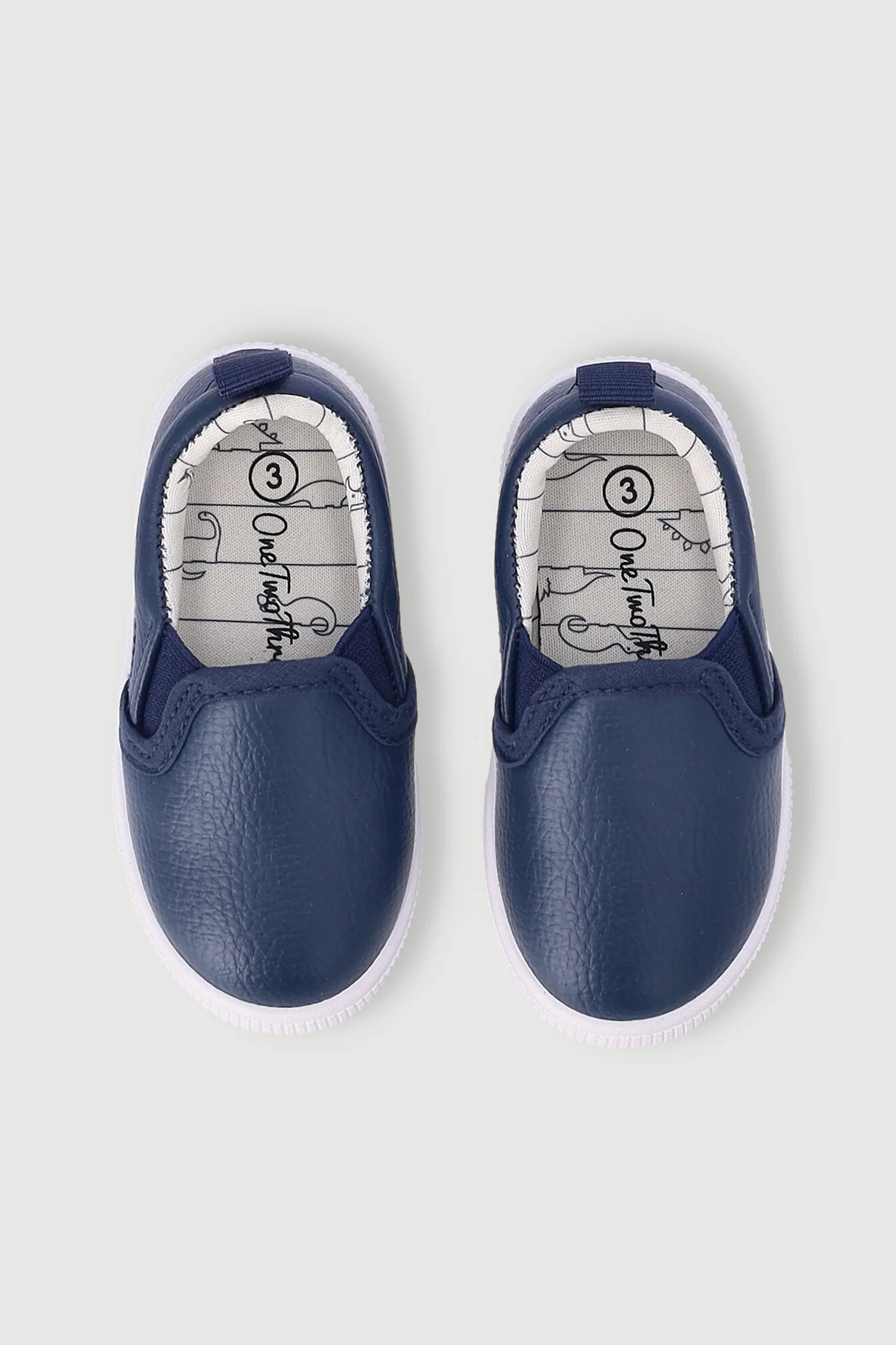 Baby Boys Slip On Sneaker - Navy - Image 5