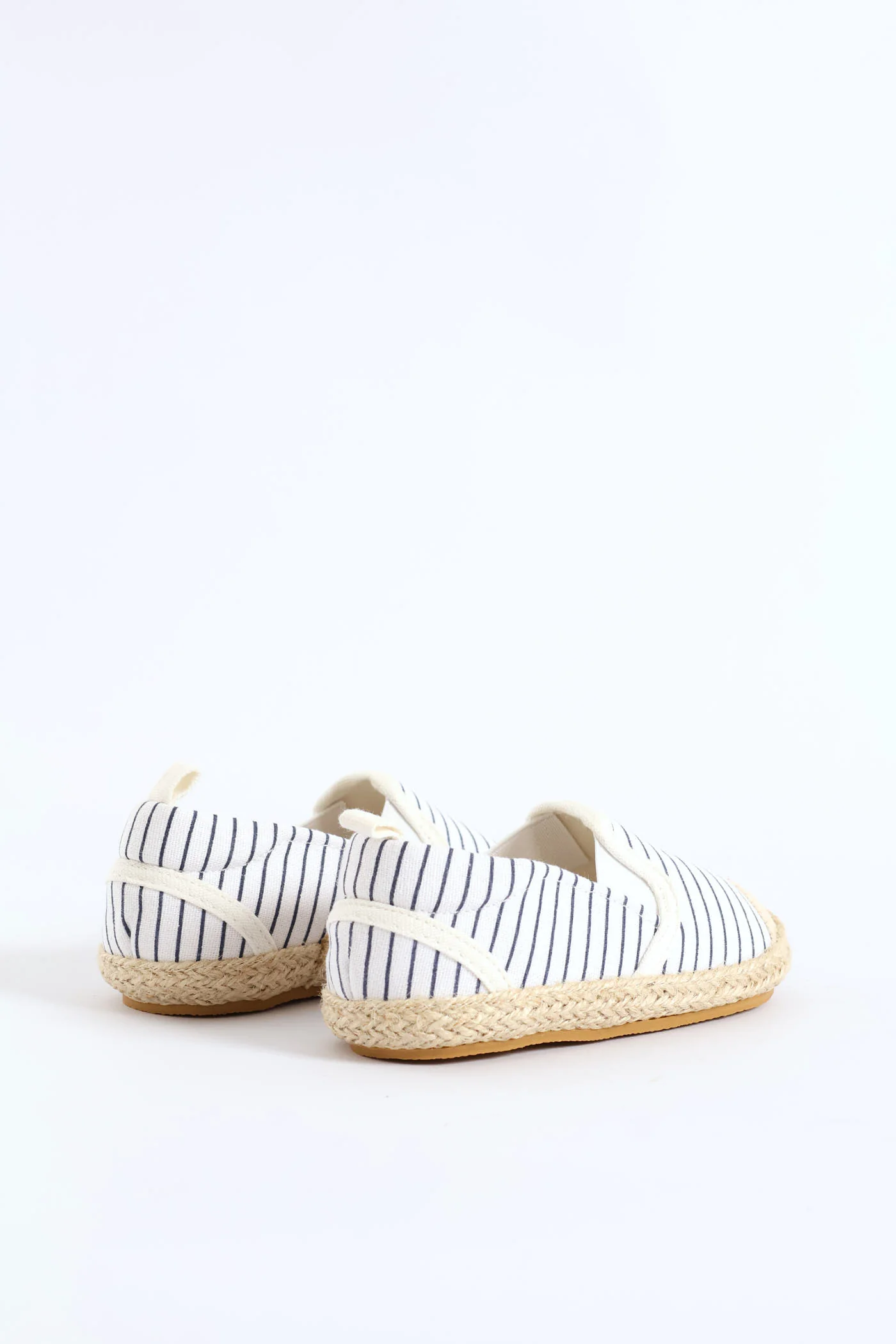 Baby Boys Stripe Canvas Espadrille - Denim - Image 4