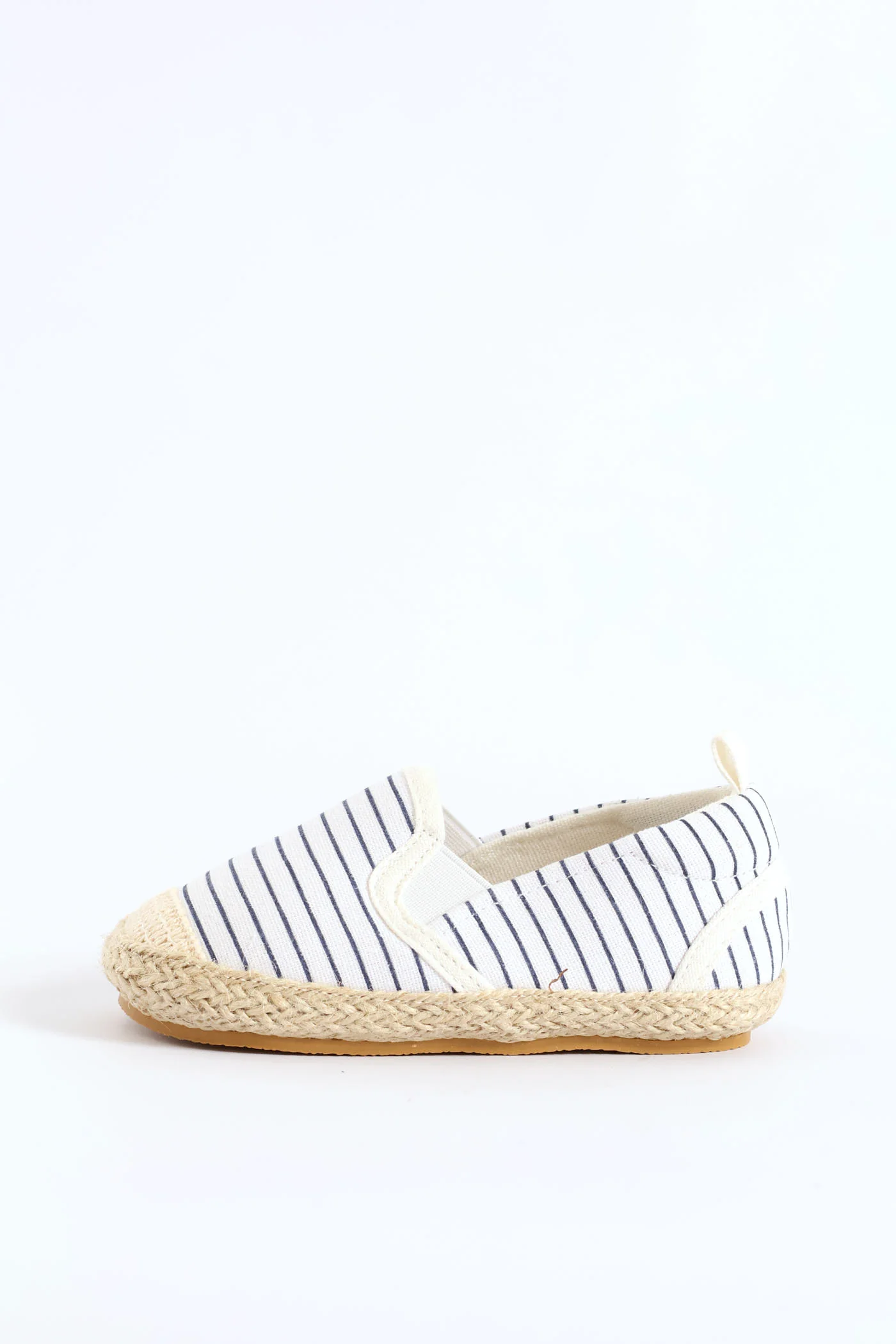 Baby Boys Stripe Canvas Espadrille - Denim - Image 6