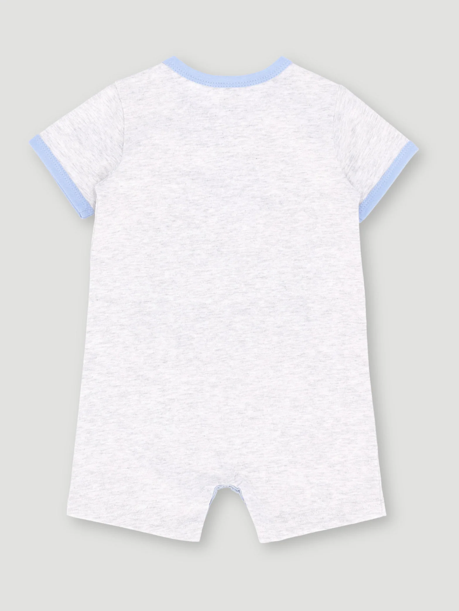 Baby Boys Take Me To Grandma & Papa Romper - Grey Melange - Image 2