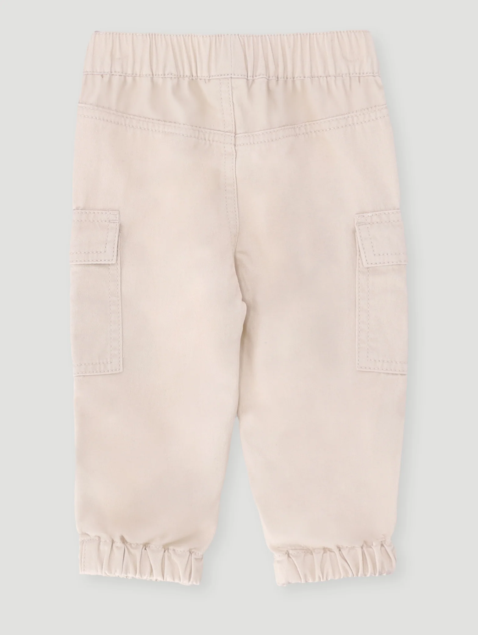Baby Boys Twill Pants - Stone - Image 2