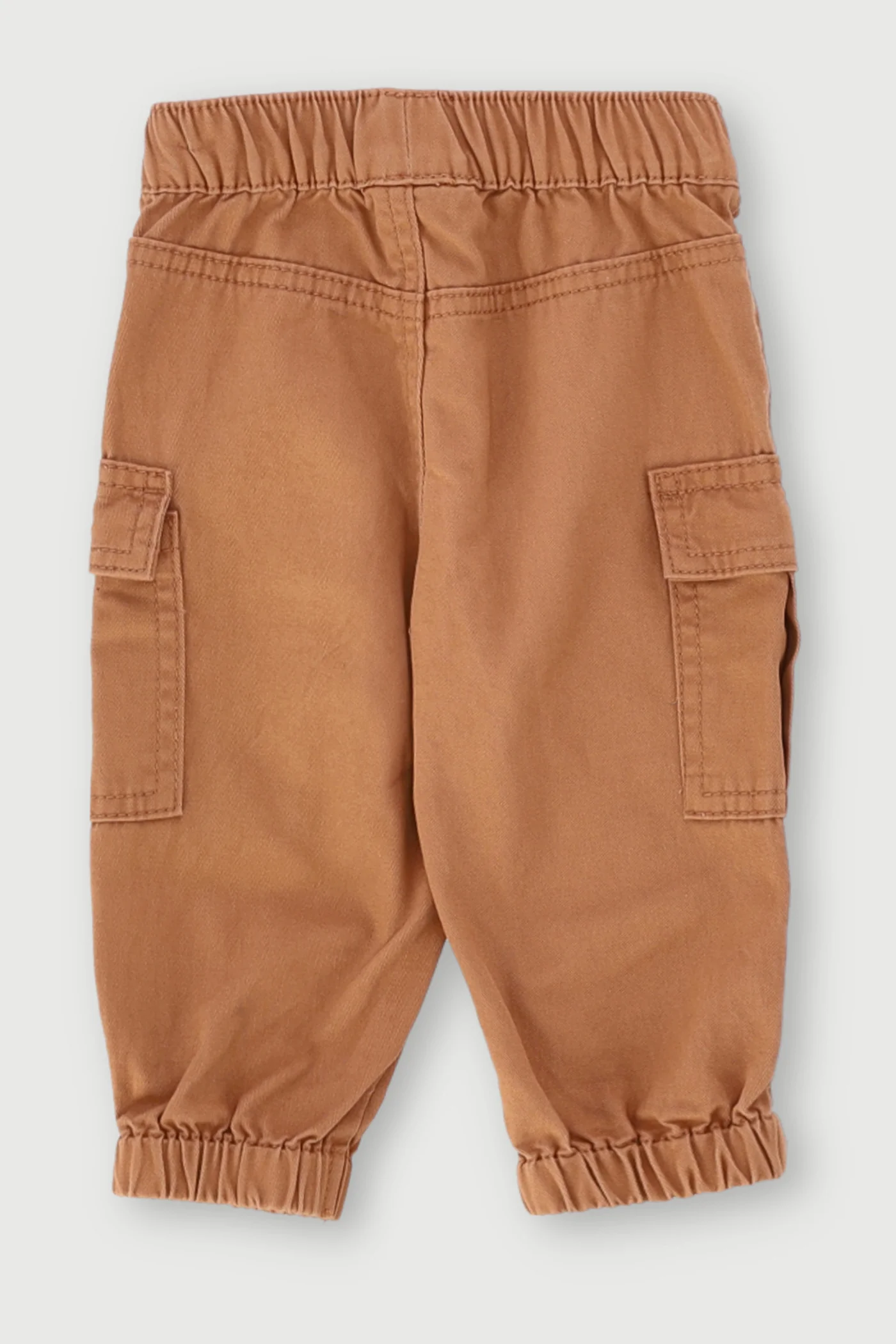 Baby Boys Twill Pants - Tan - Image 2