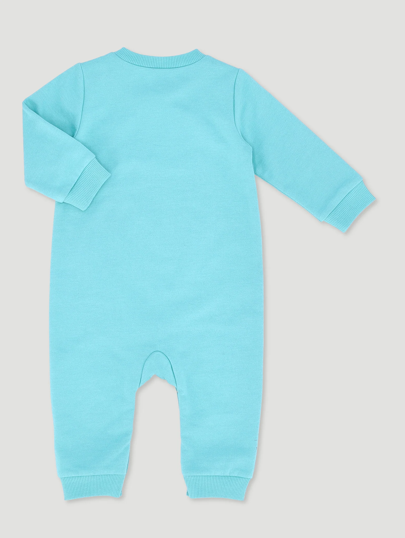 Baby Boys Wild About Dad Brushed Sleepsuit - Blue - Image 2