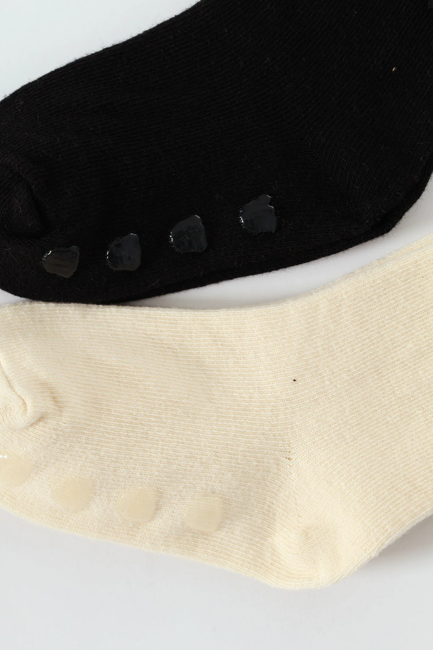 Baby Girls 2 Pack Bow Kneehigh Socks - Black/Cream - Image 3