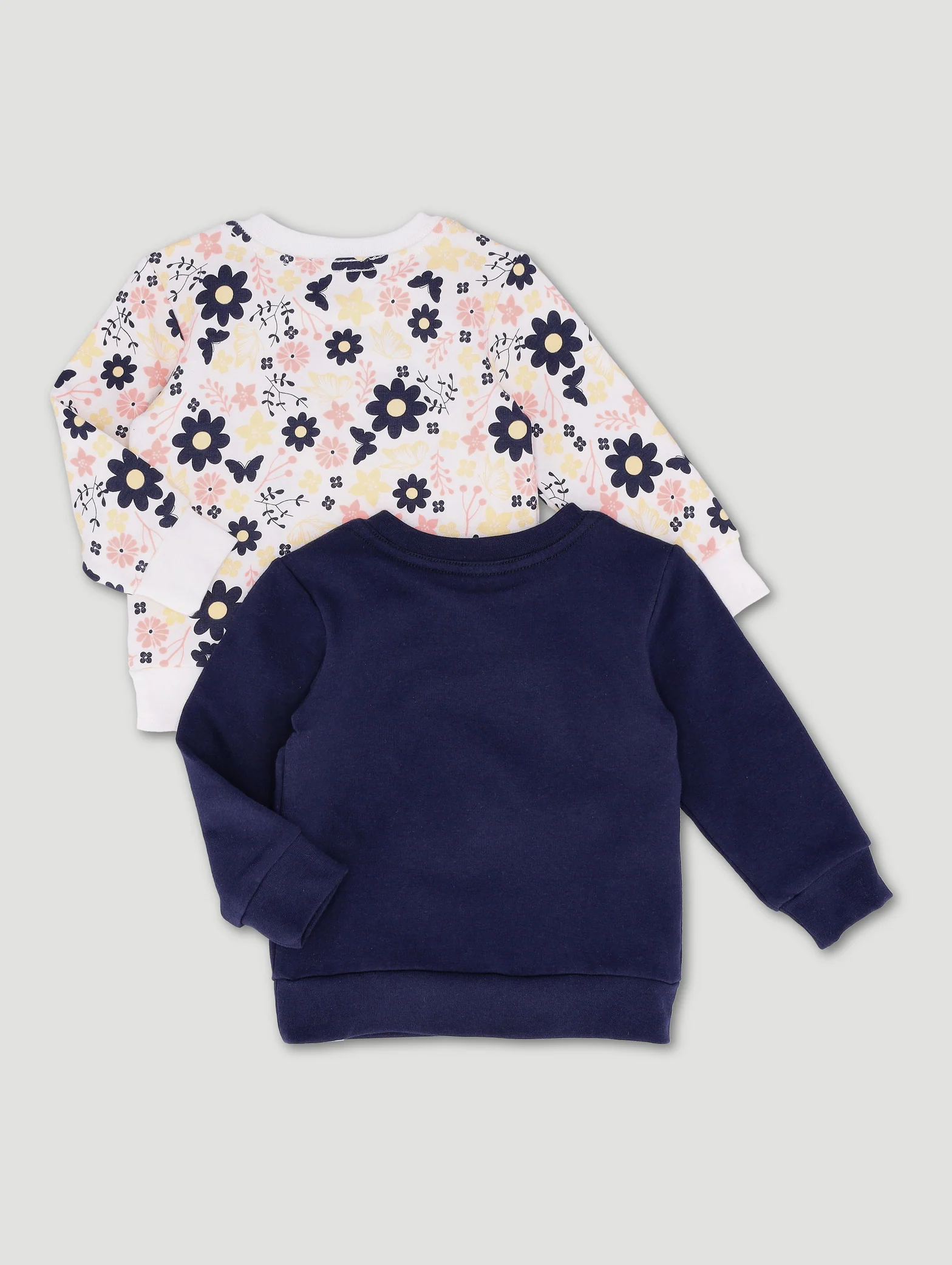 Baby Girls 2 Pack Daisy & Unicorn Top - Multi - Image 2