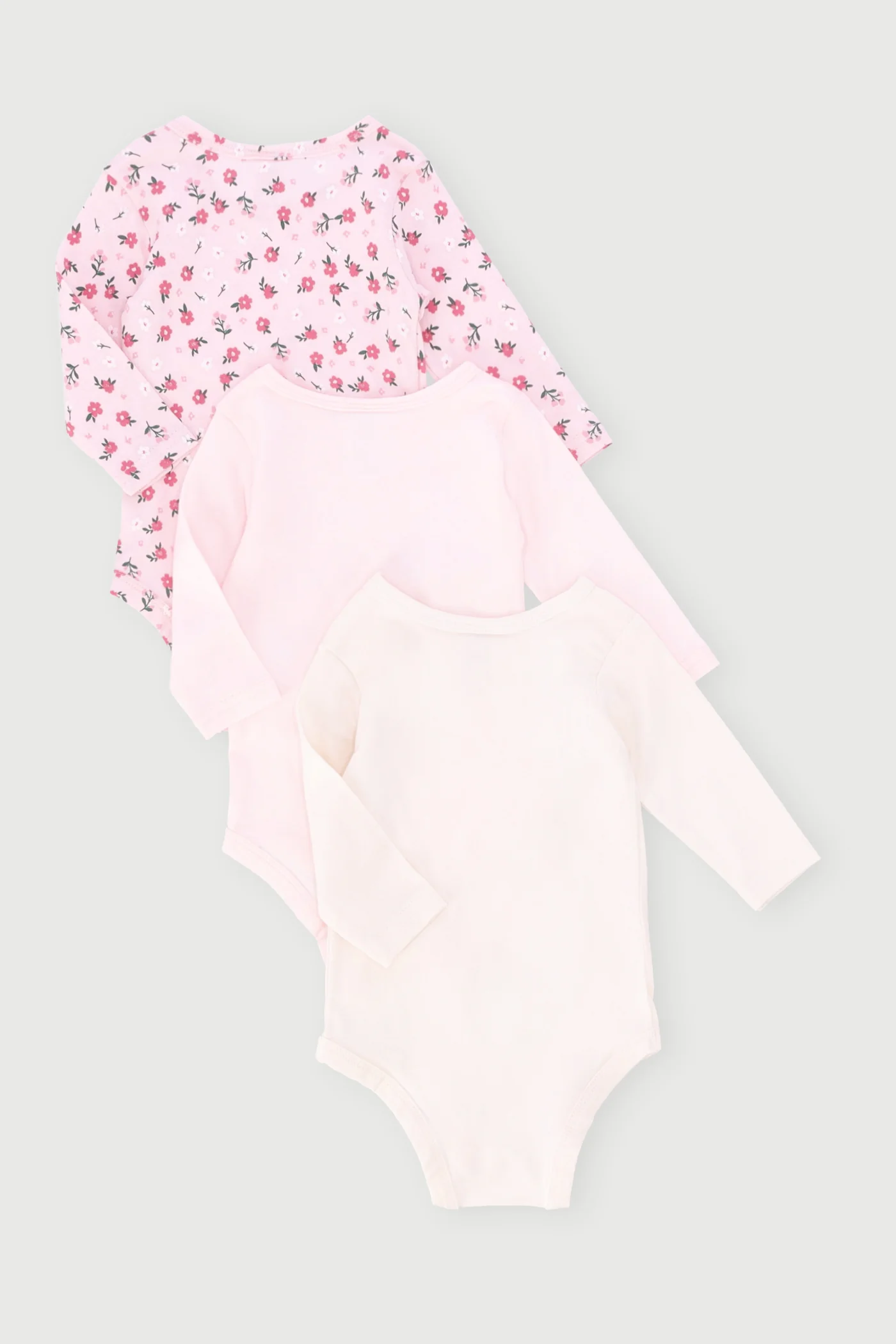 Baby Girls 3 Pack Fashion Vest - Pink - Image 2