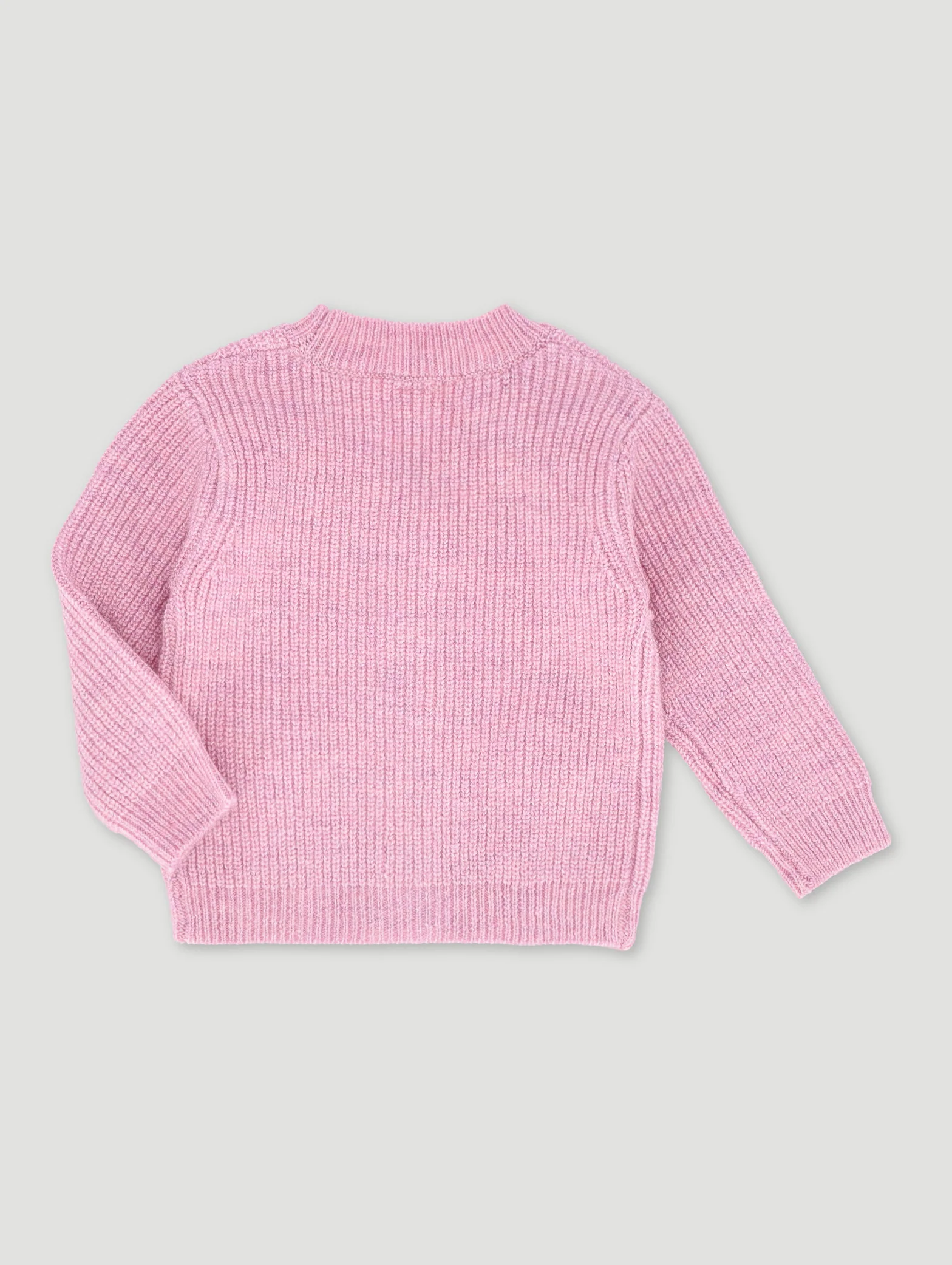 Baby Girls 3D Daisy Cardigan  - Dusty Pink - Image 2