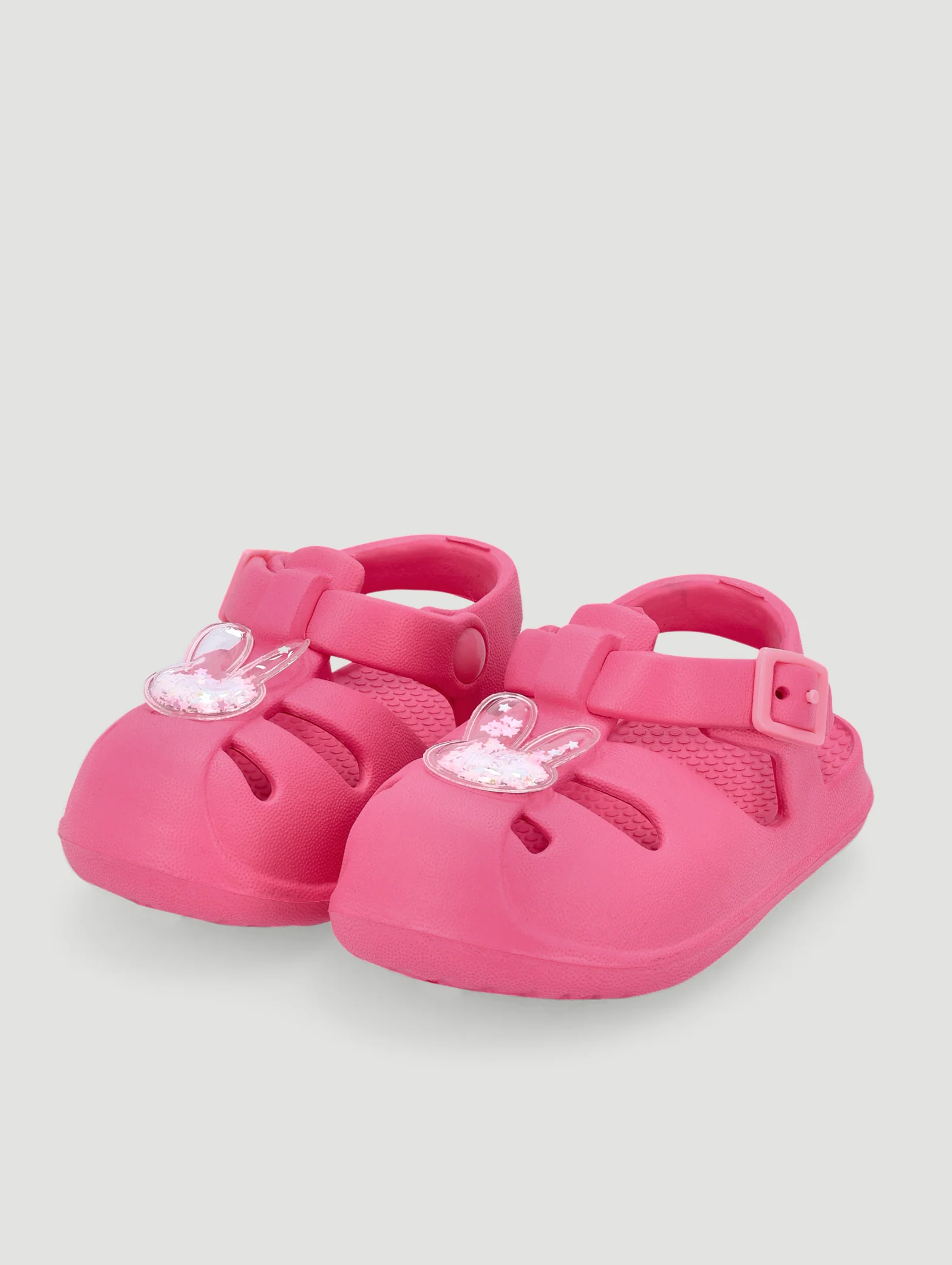 Baby Girls Bow Eva Sandal - Pink - Image 3