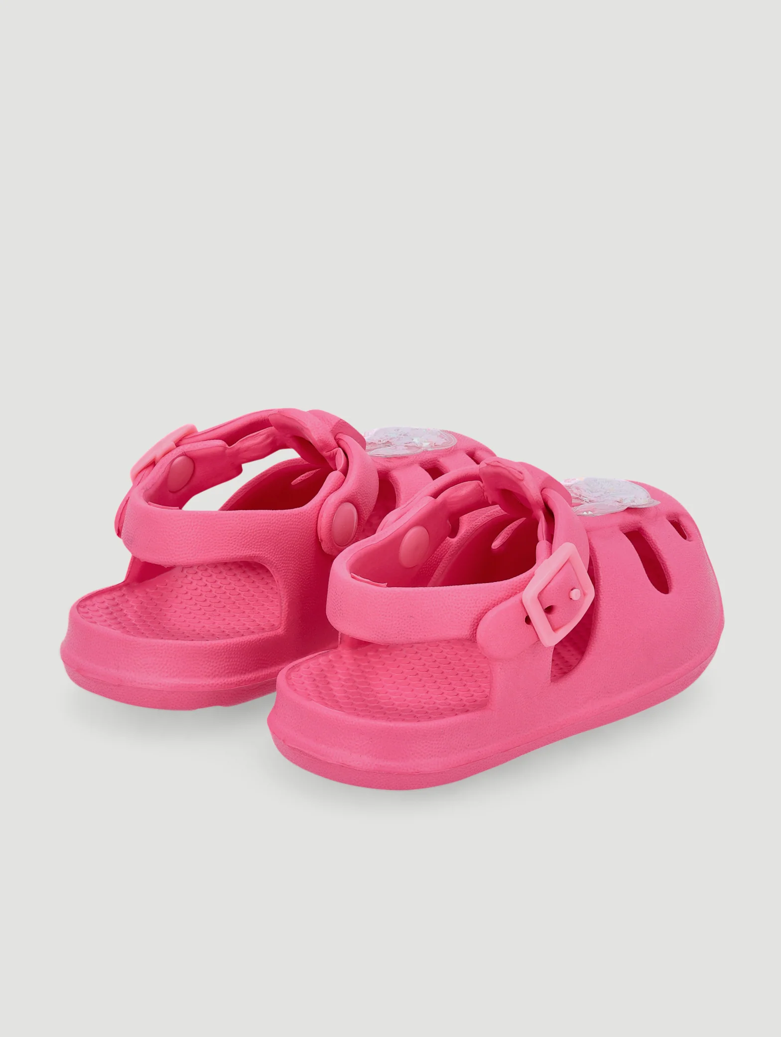 Baby Girls Bow Eva Sandal - Pink - Image 5