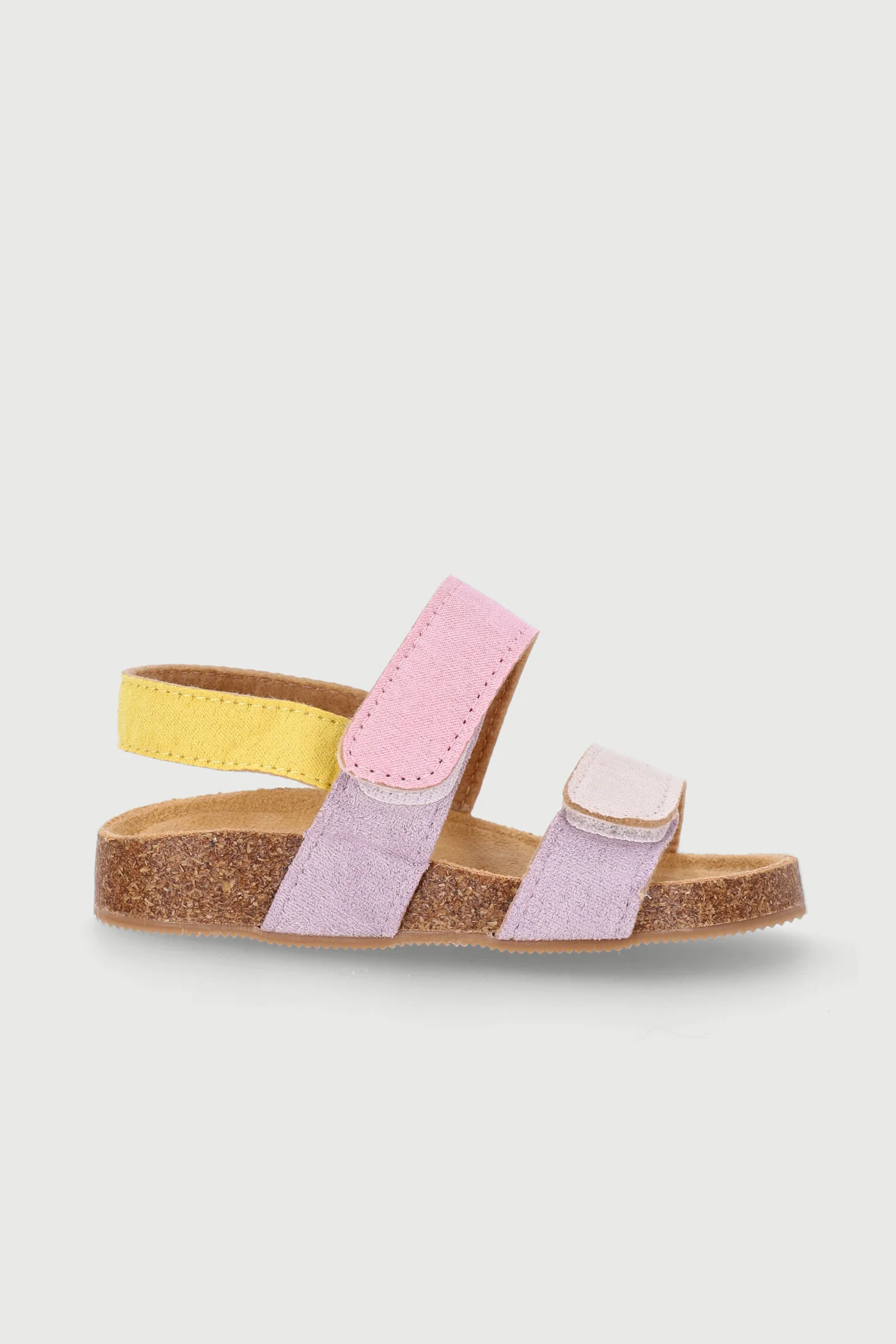 Baby Girls Bow Sandal With Cork Outsole - Pink - Image 2