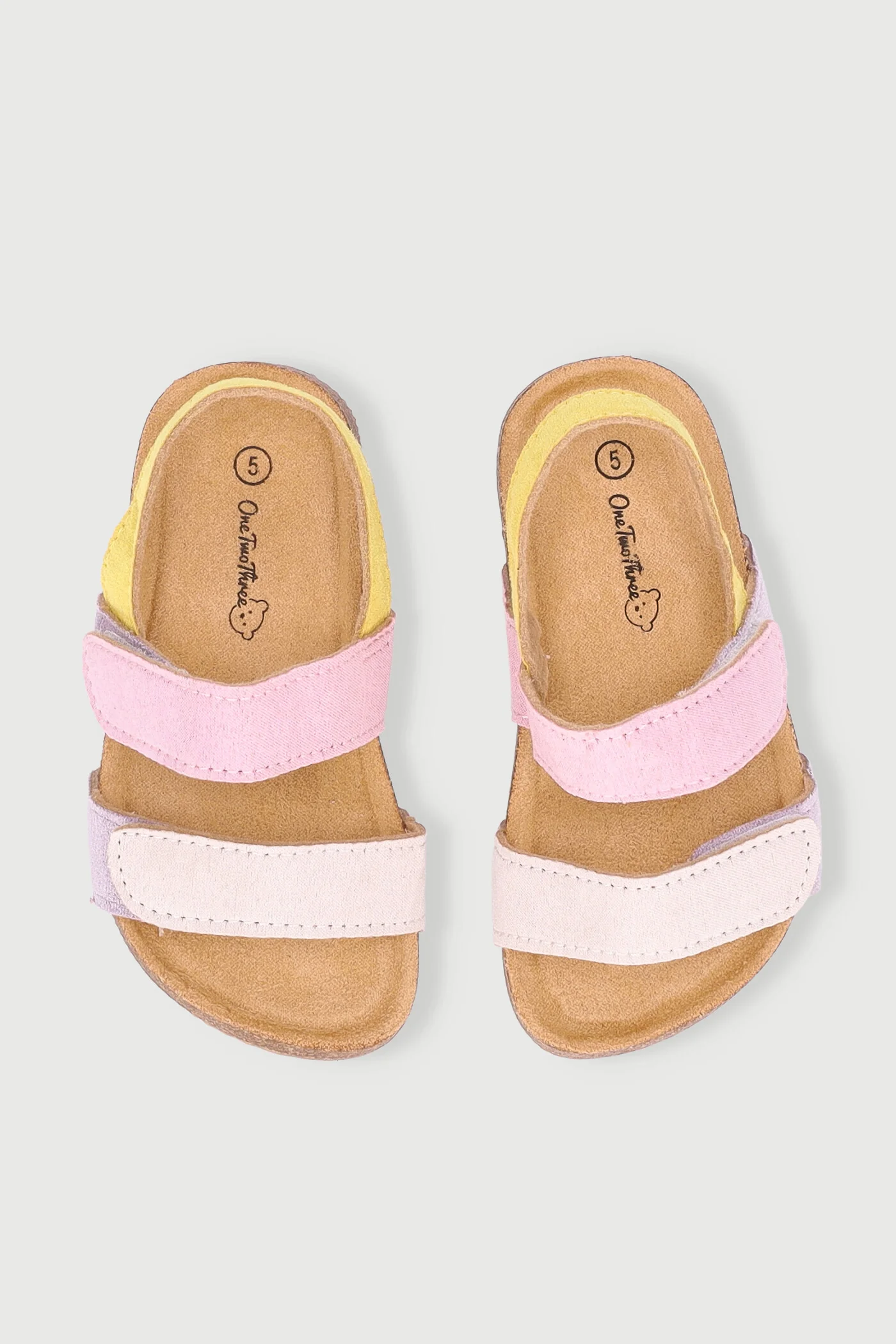Baby Girls Bow Sandal With Cork Outsole - Pink - Image 4