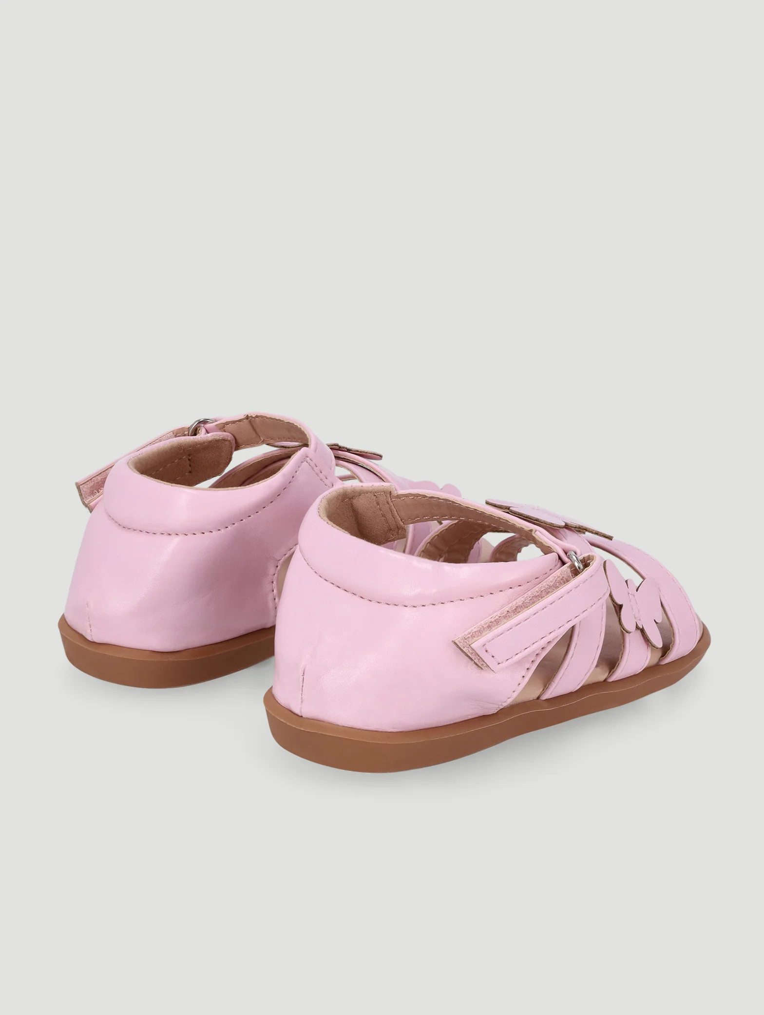 Baby Girls Butterfly Closed Back Sandal - Pink - Image 4