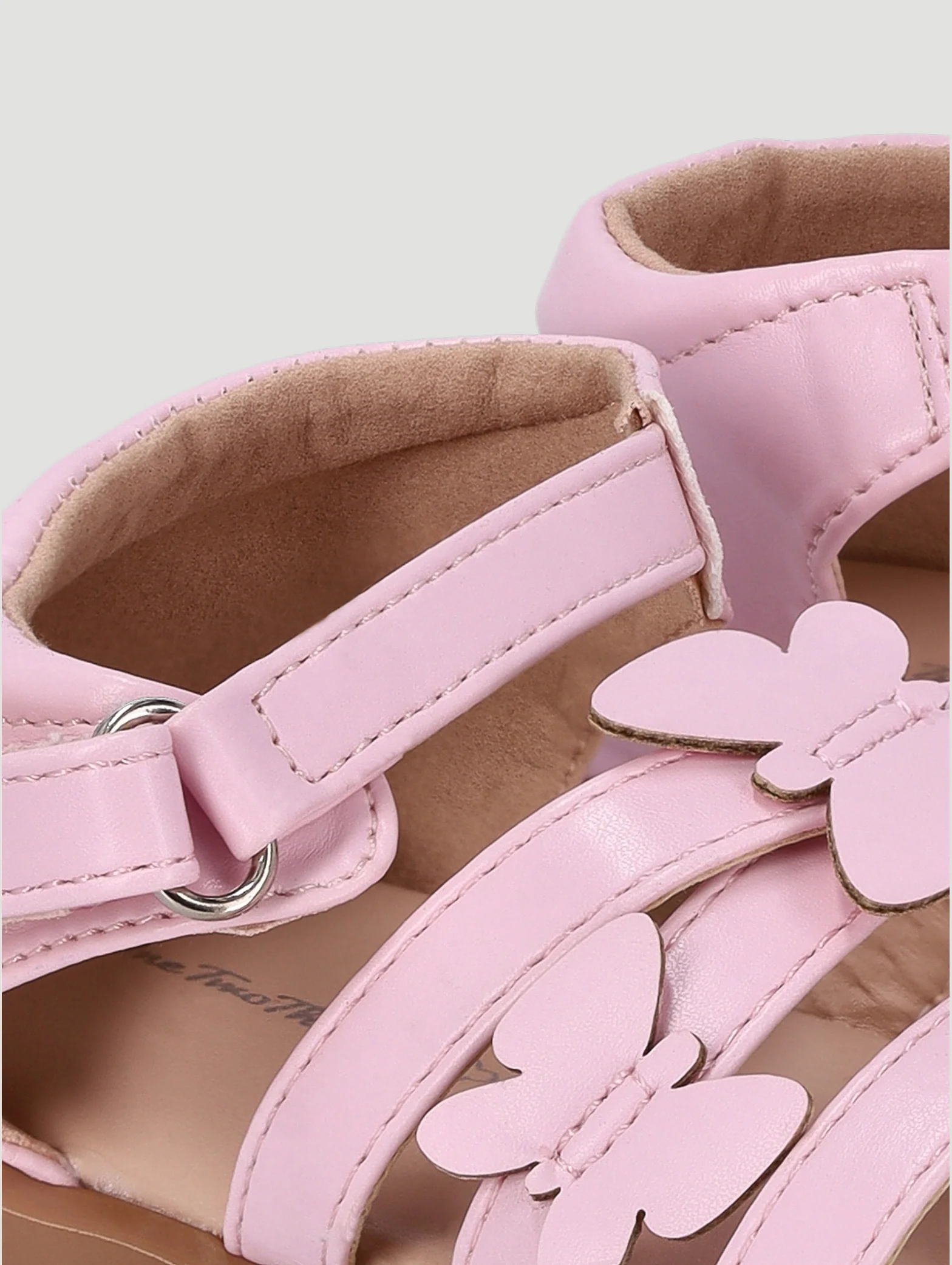 Baby Girls Butterfly Closed Back Sandal - Pink - Image 5