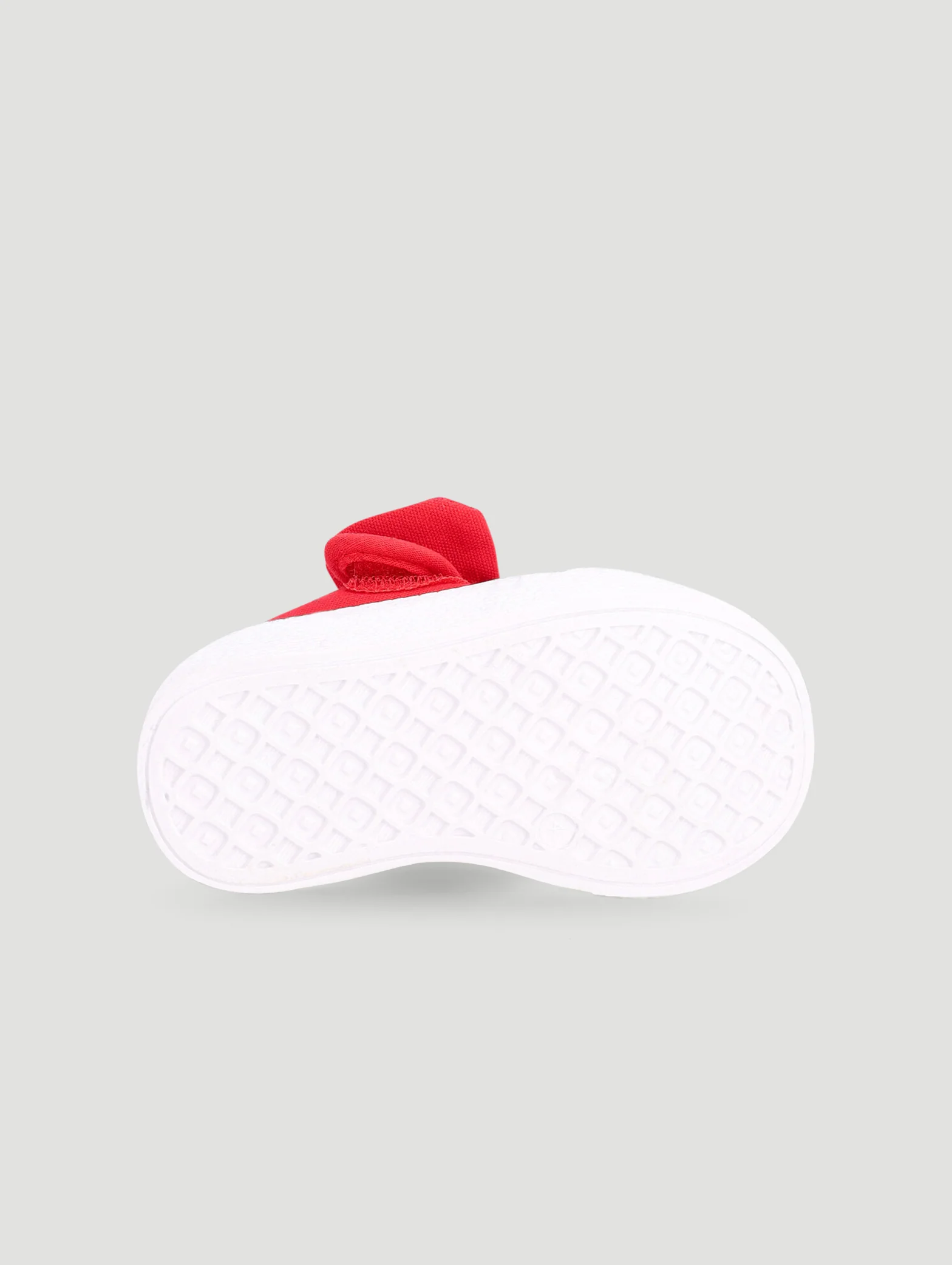 Baby Girls Canvas Bow Pump - Red - Image 6