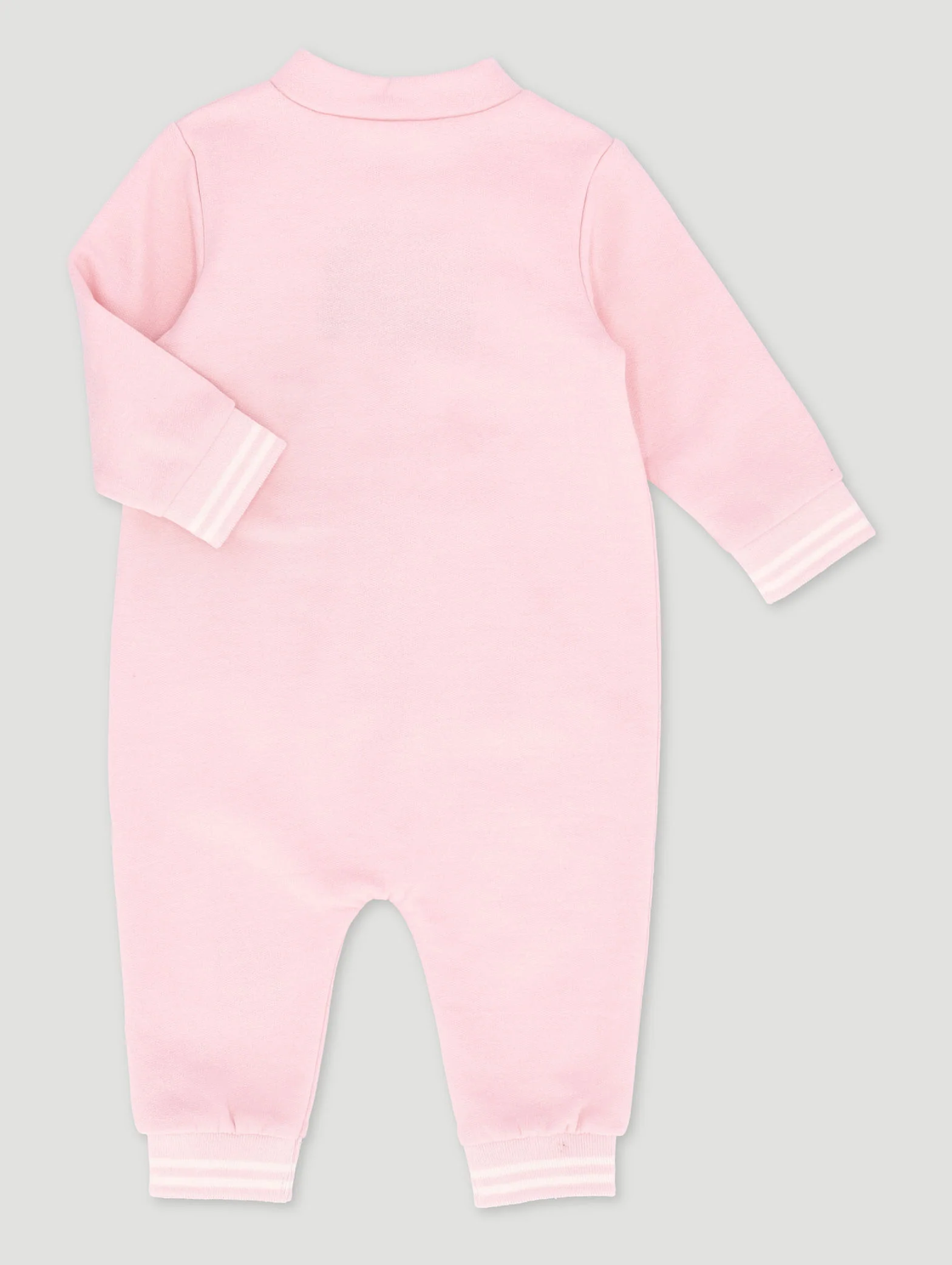Baby Girls Cute Fashion Zip Through Sleepsuit - Pink - Image 2