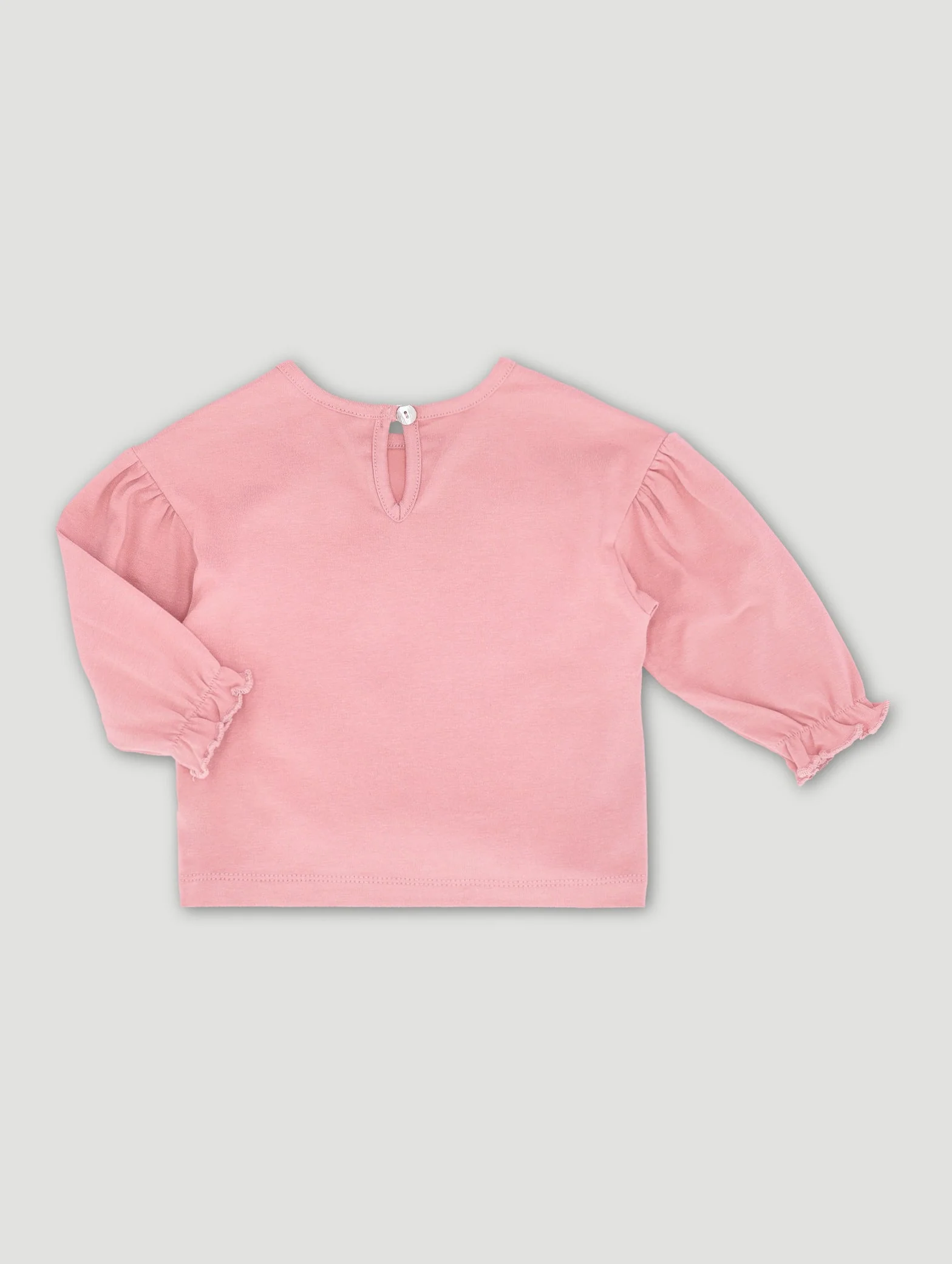 Keedo Baby Girls Floral Long Sleeve Cotton Lycra Tee - Image 2