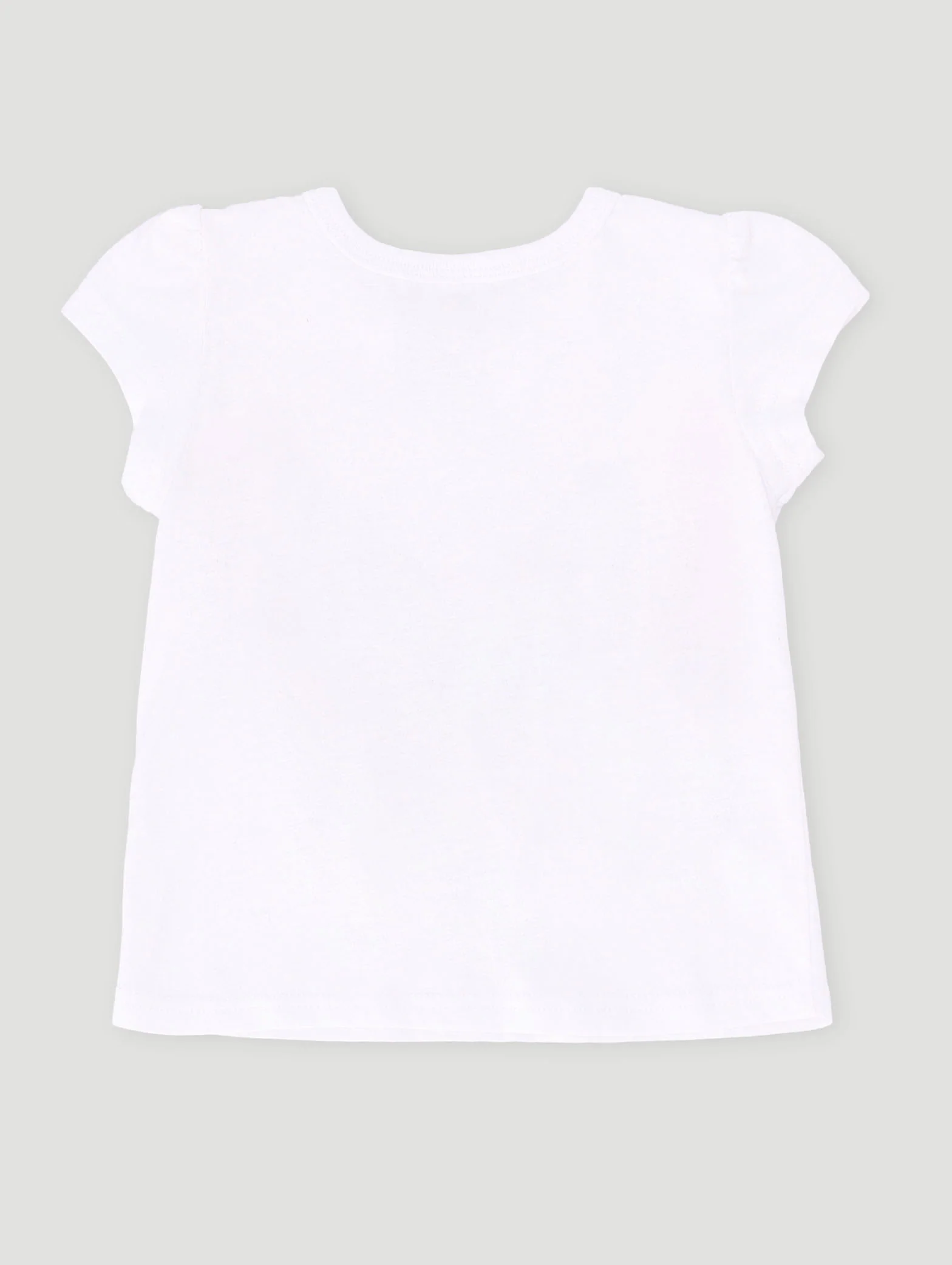 Baby Girls Frill Butterfly Tee - White - Image 2