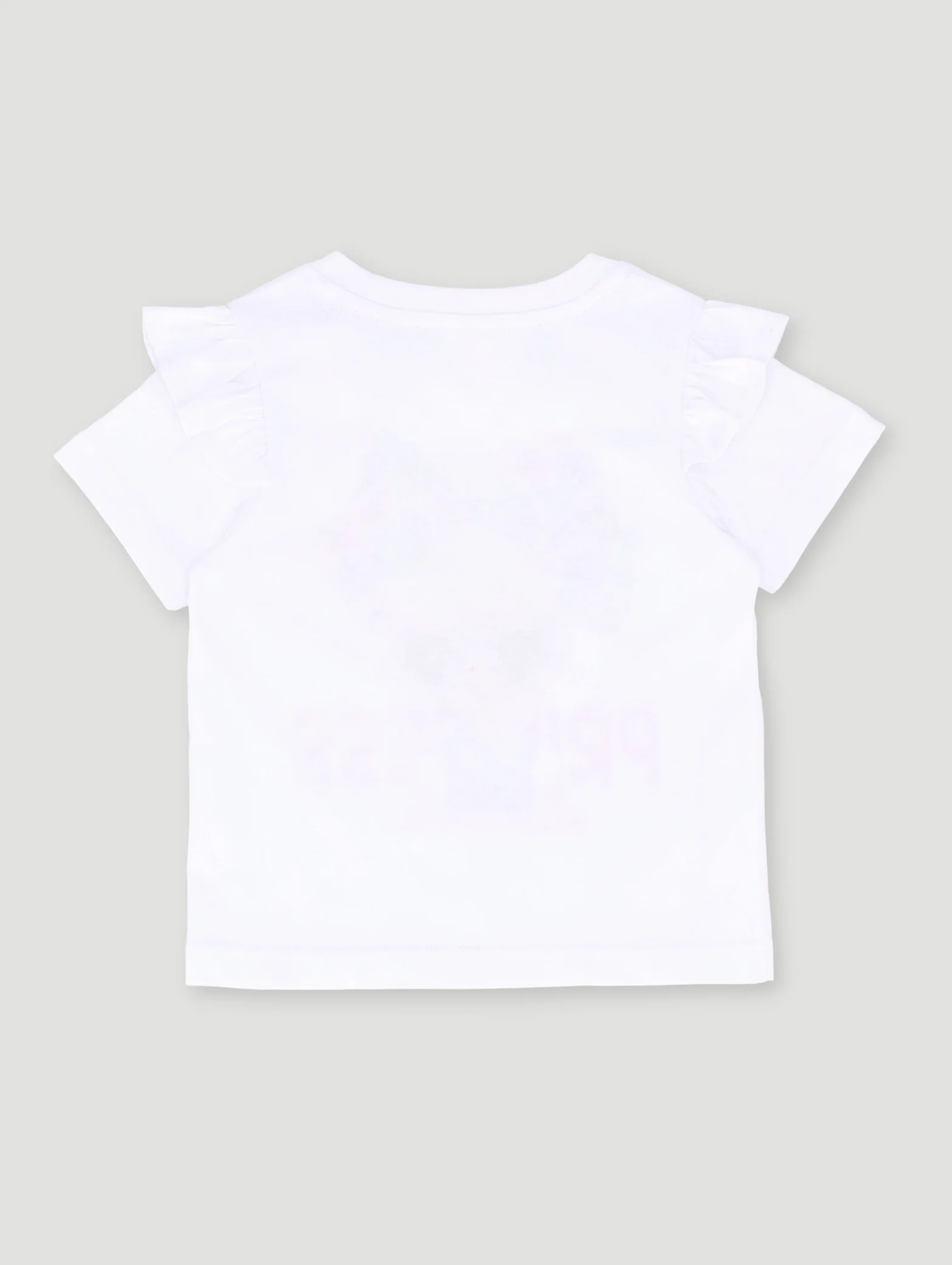Baby Girls Frilled Princess Tee - White - Image 2