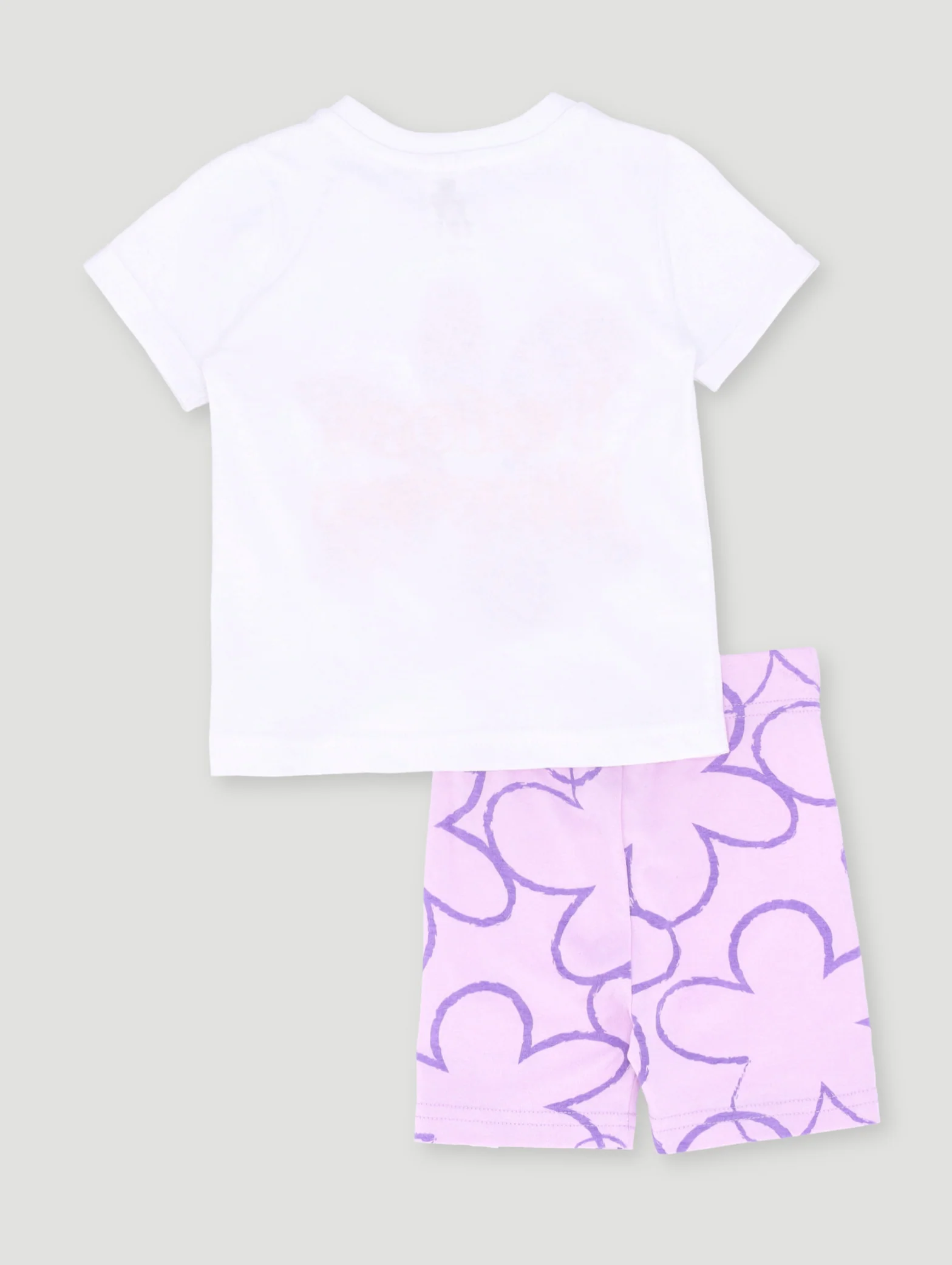 Baby Girls I Adore Flowers Knit Set - Lilac Snow - Image 2
