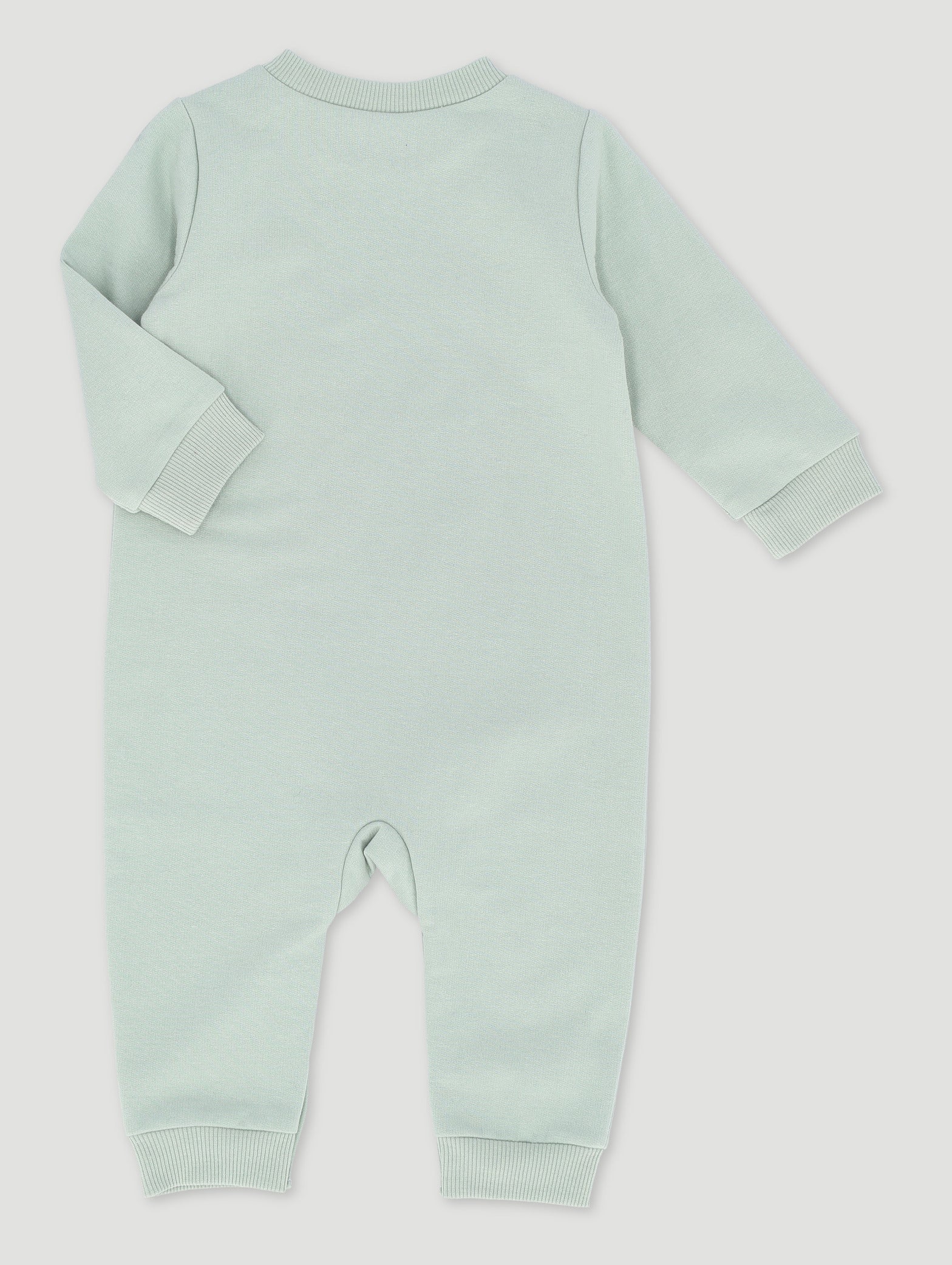 Baby Girls I Love You Mum Sleepsuit - Sage - Image 2