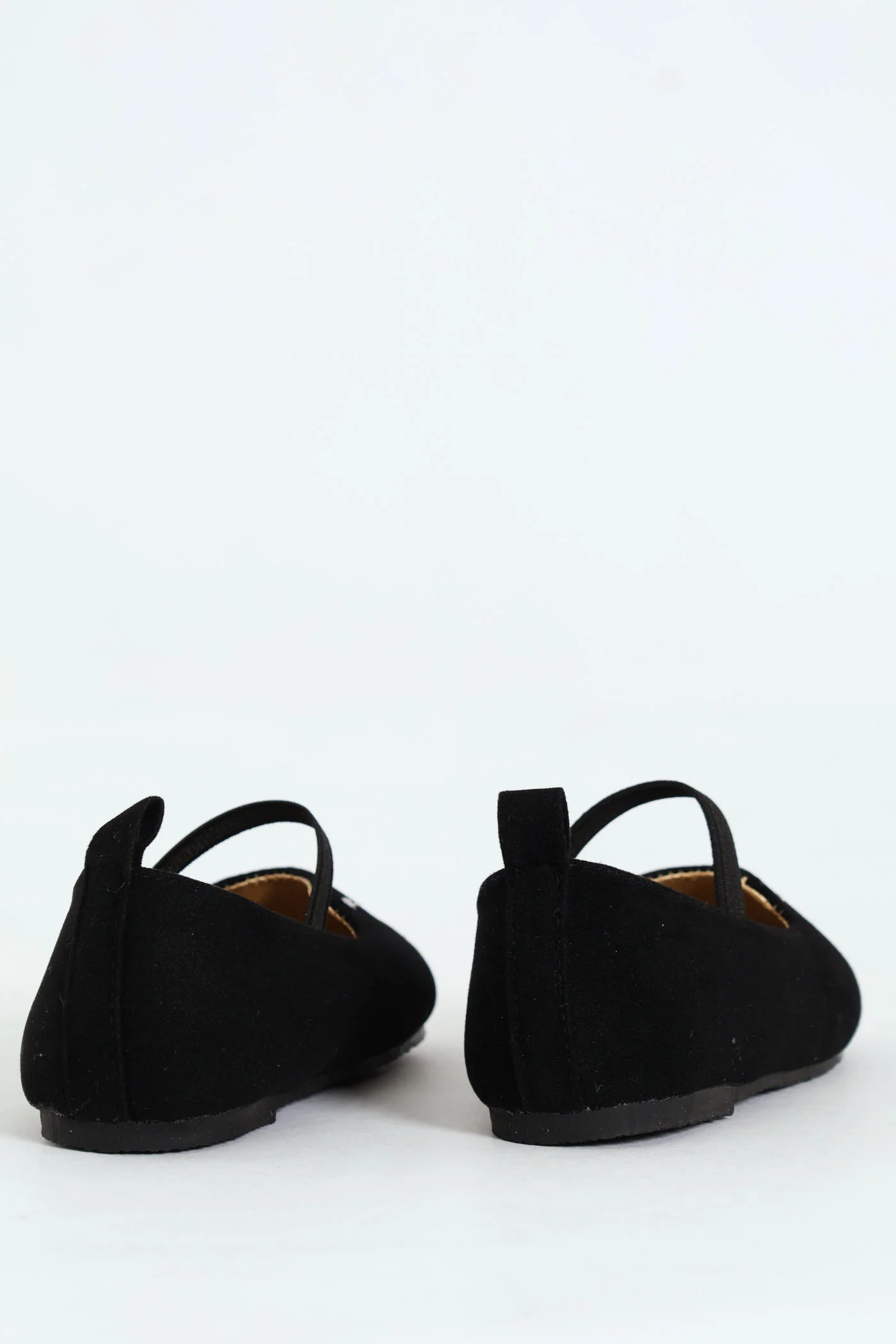 Baby Girls Kitty Embroidered Pump - Black - Image 3