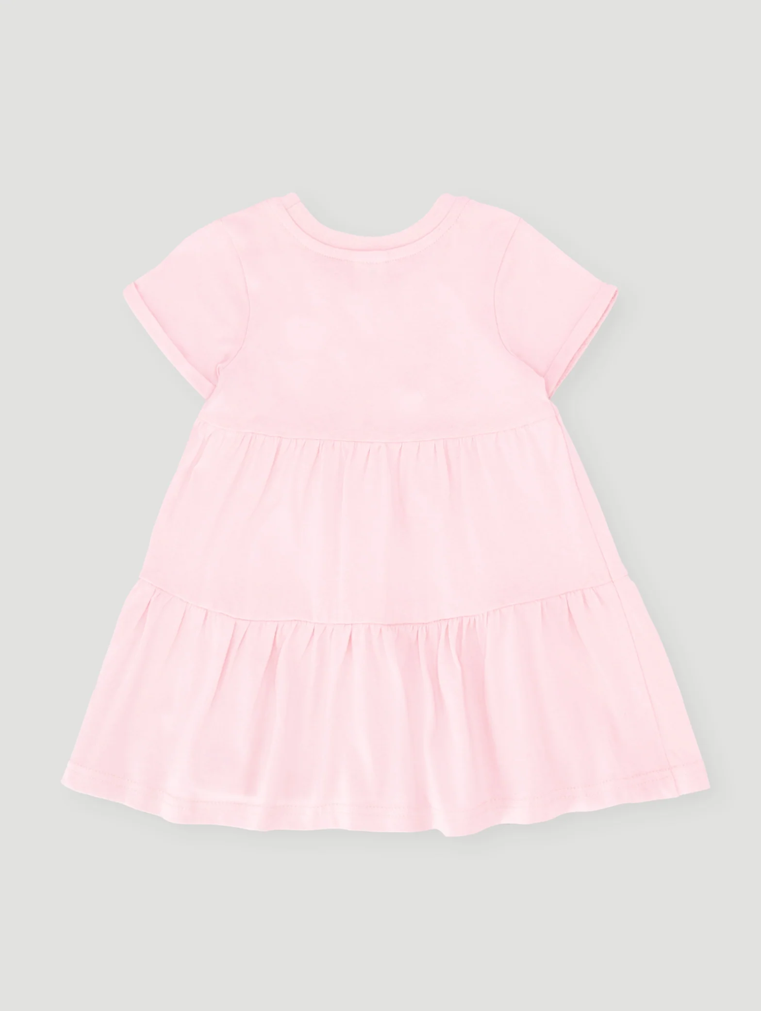 Baby Girls Knit Cute Dress - Pink - Image 2