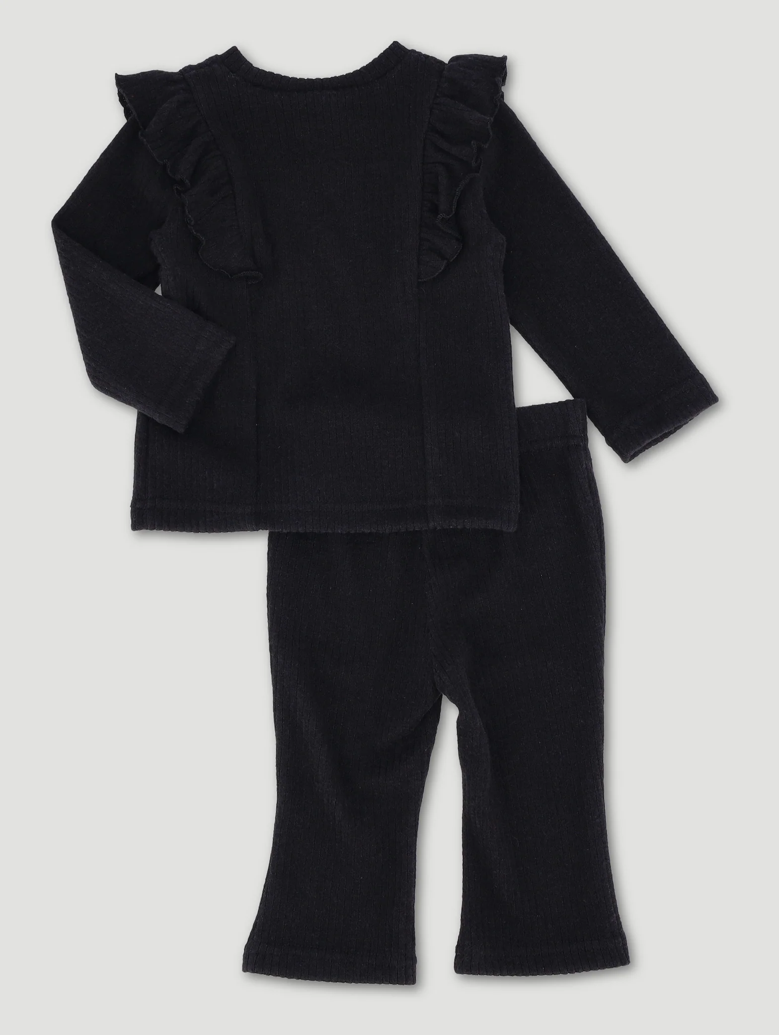 Baby Girls  Limited Edition Brushed Rib Set - Black - Image 2