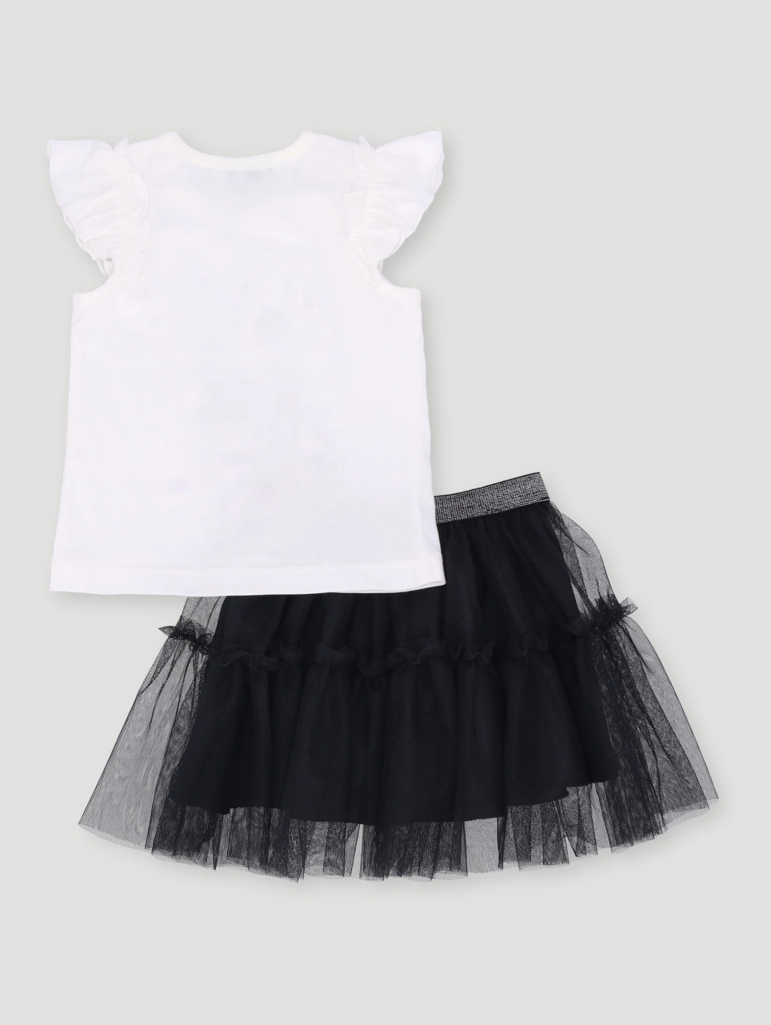 Baby Girls Minnie Skirt Set  - Black/Cream - Image 2