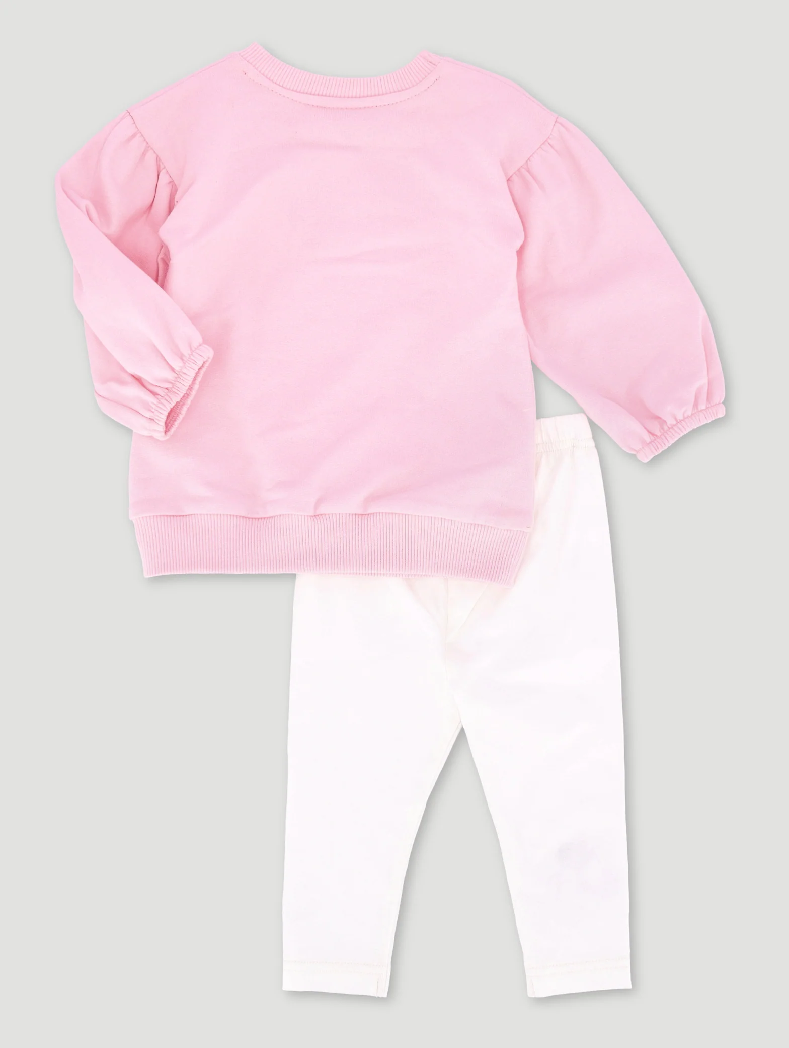 Baby Girls Minnie Top & Stripe Legging Set - Image 2