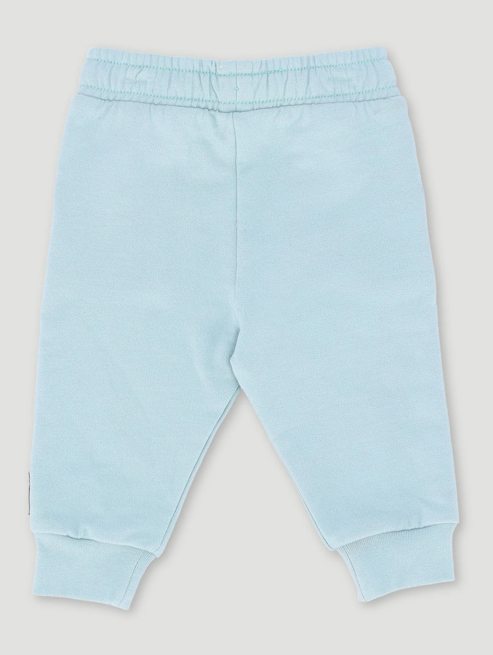 Keedo Baby Girls Mint Fleece Logo Jogger - Image 3